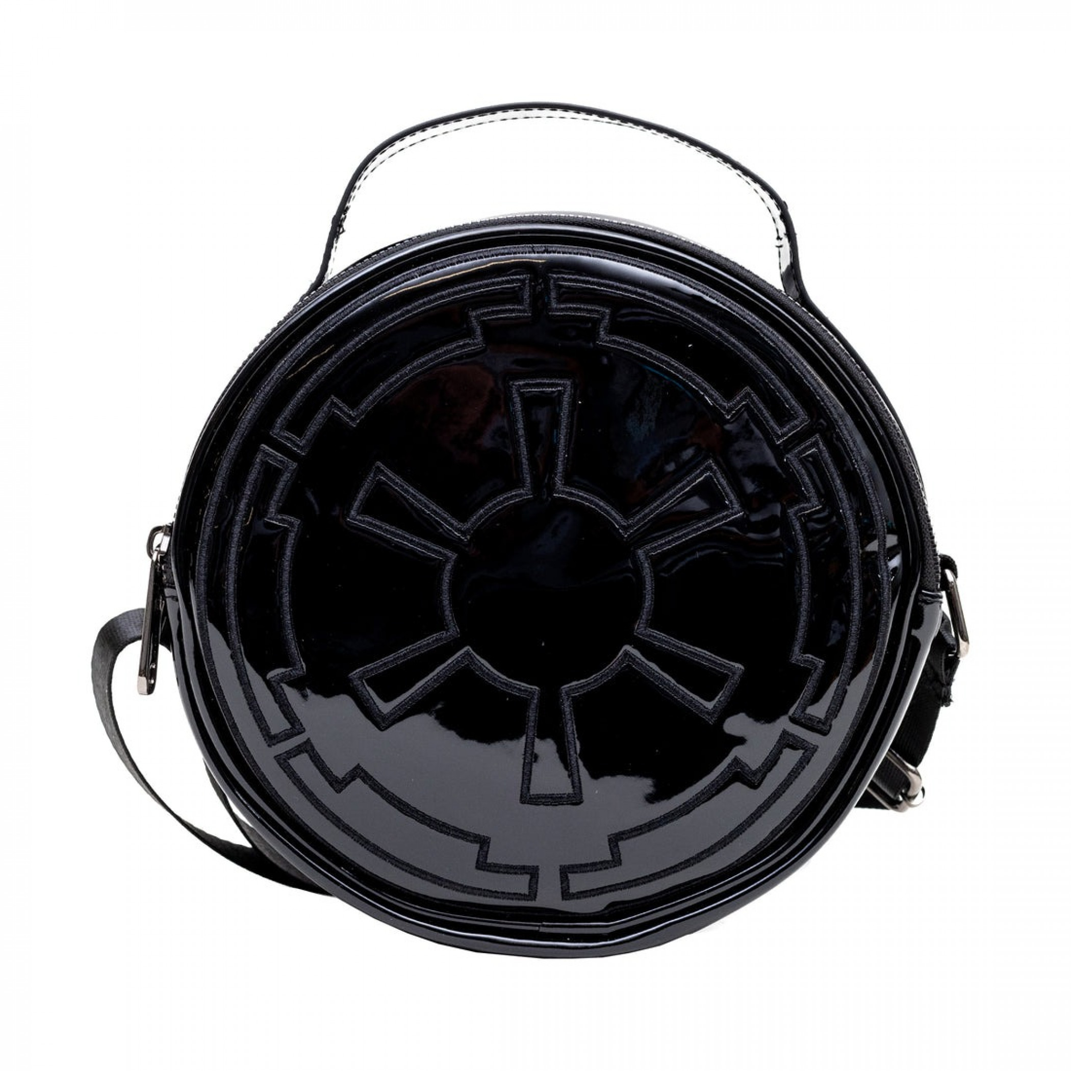 Star Wars Galactic Empire Imperial Blackout Round Crossbody Bag, Black