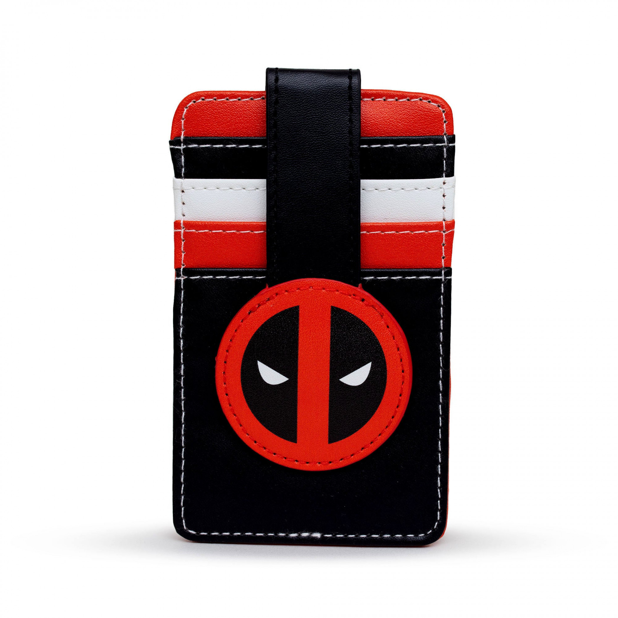 Deadpool Logo ID Card Holder Wallet, Multi-Color