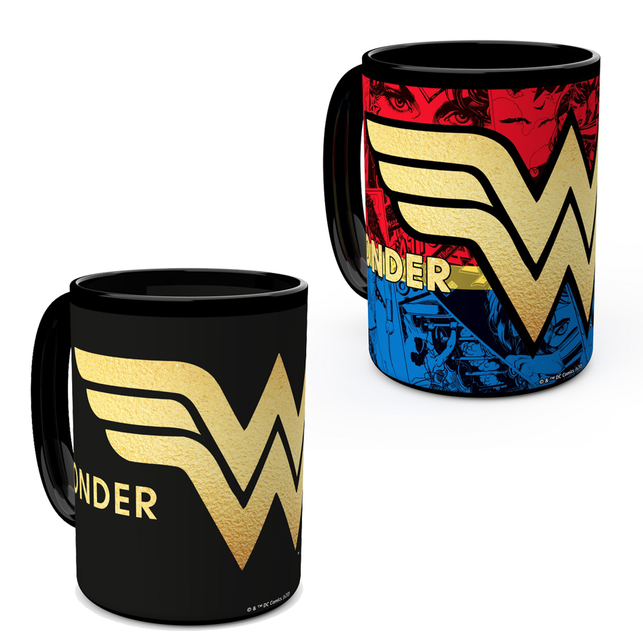 Wonder Woman 15oz Color Change Ceremic Mug, Multi-Color