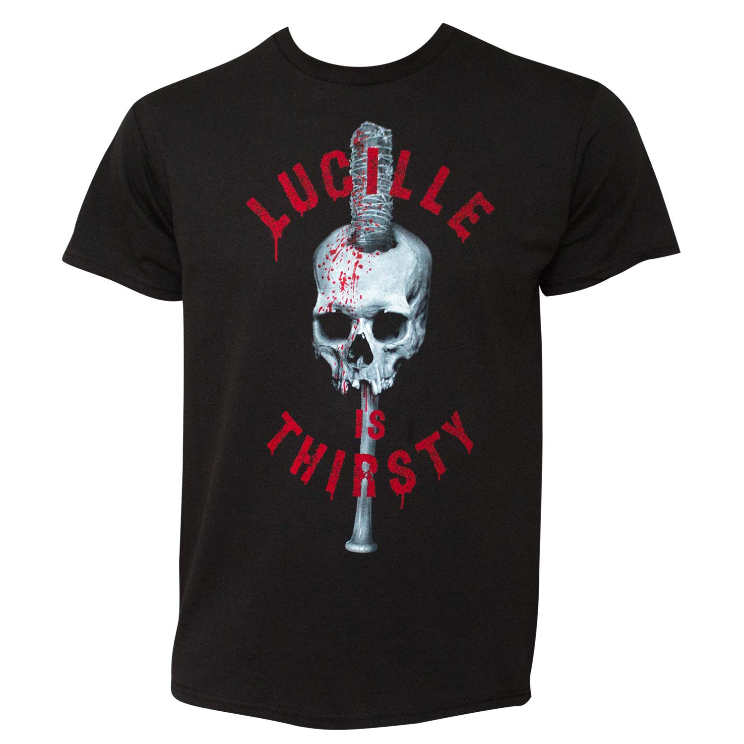The Walking Dead Lucille Is Thirsty Black Tee Shirt