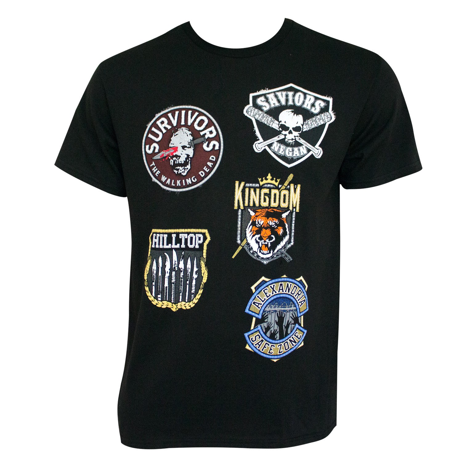 The Walking Dead Factions Black Tee Shirt