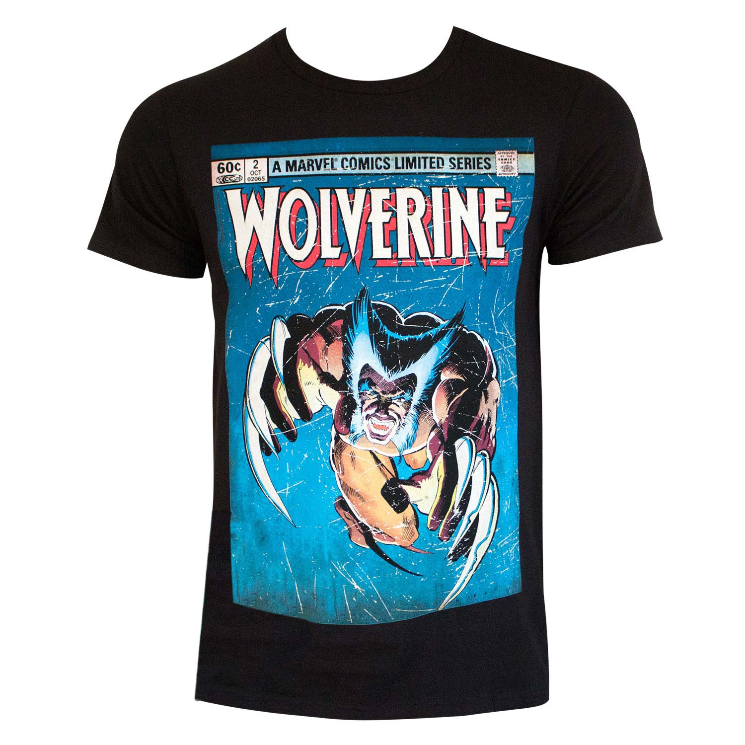 Wolverine Attacking Tshirt, Black