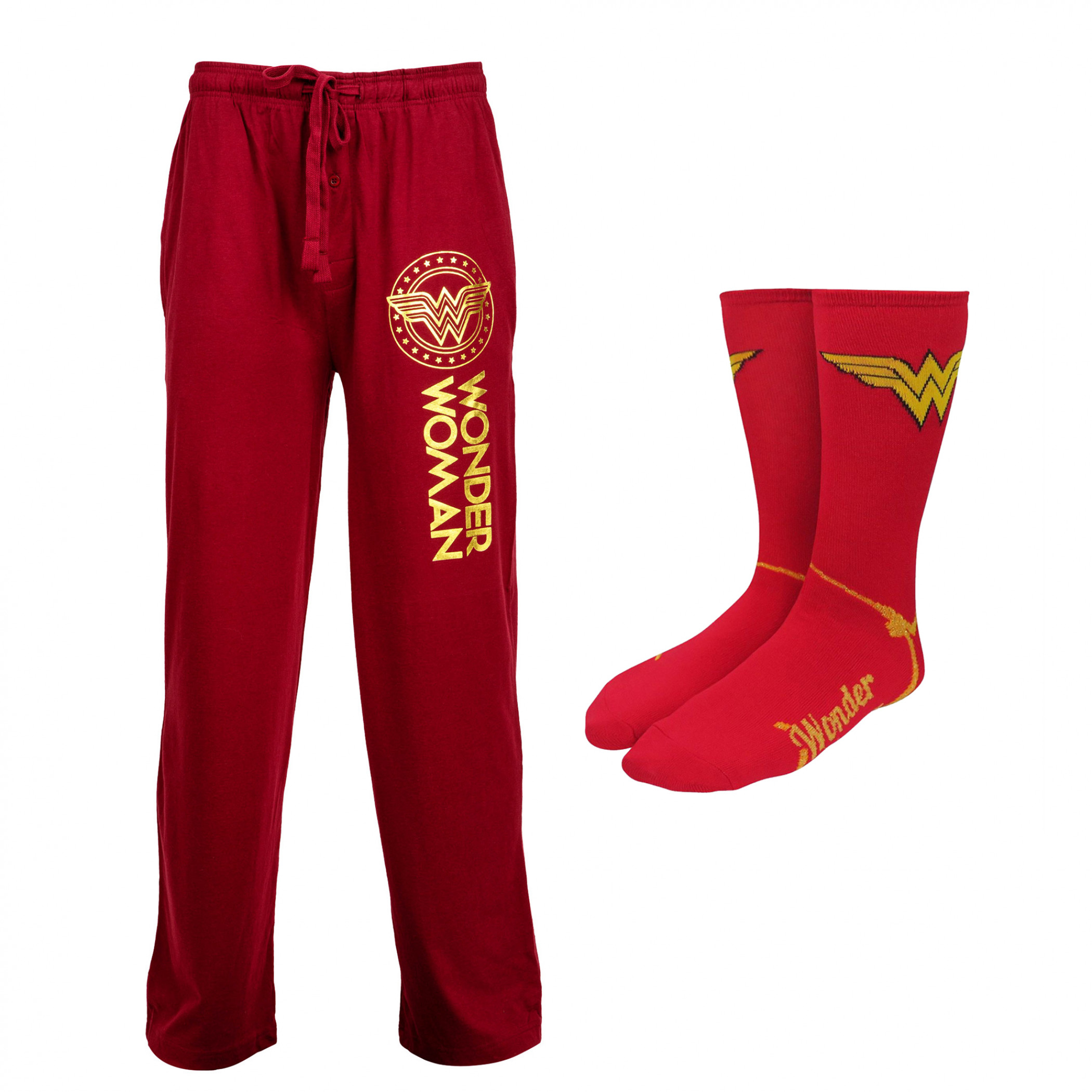 Wonder Woman Sleep Pants & Socks Bundle