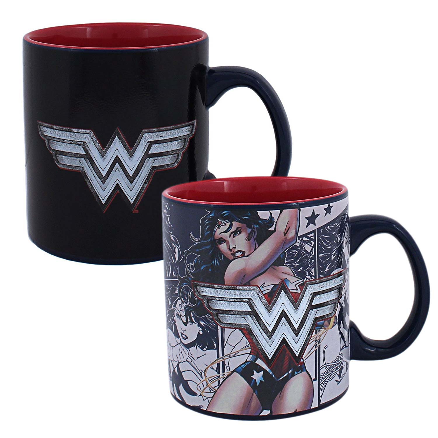 Wonder Woman Heat Reveal Coffee Mug, Blue