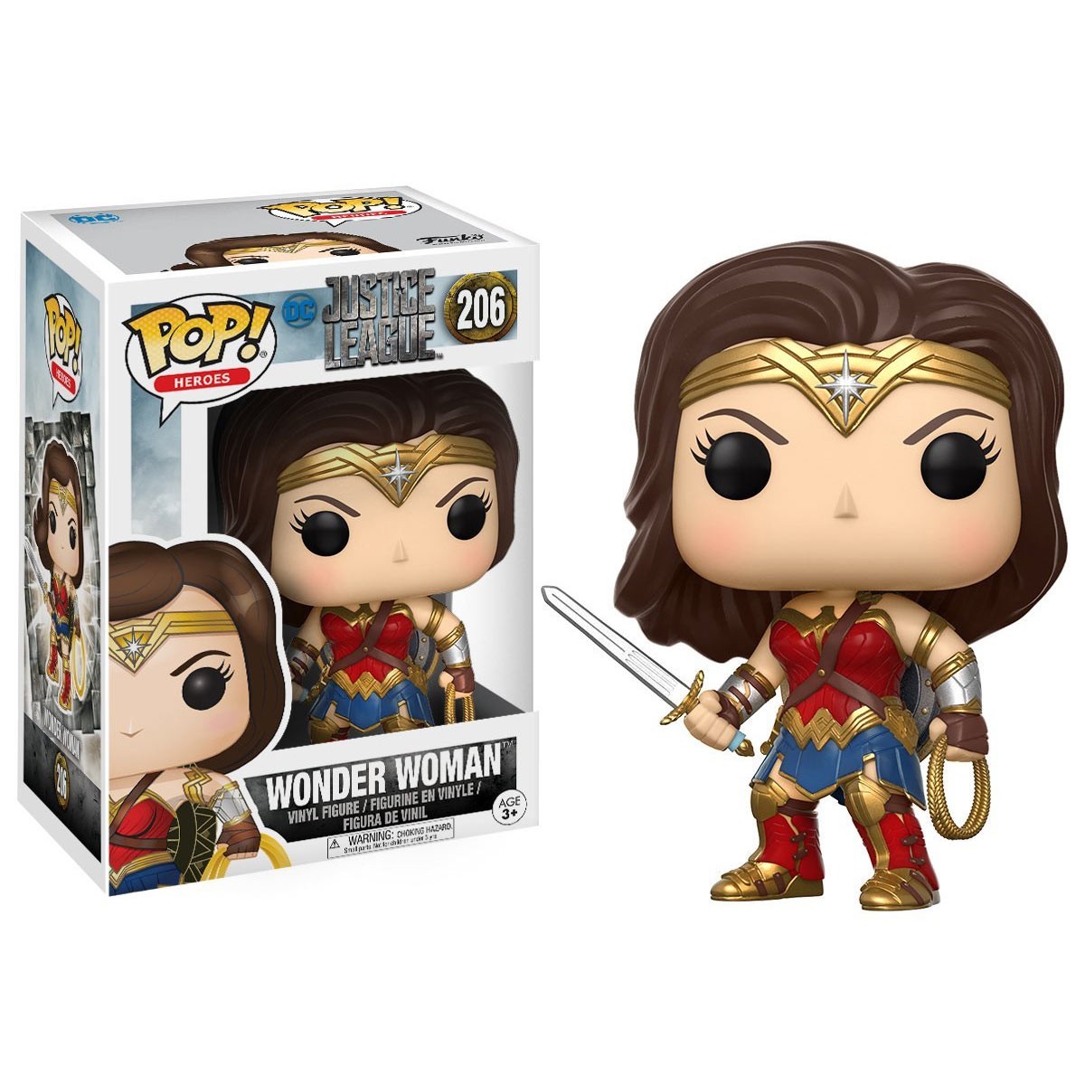 Justice League Wonder Woman Funko Pop Vinyl Figure