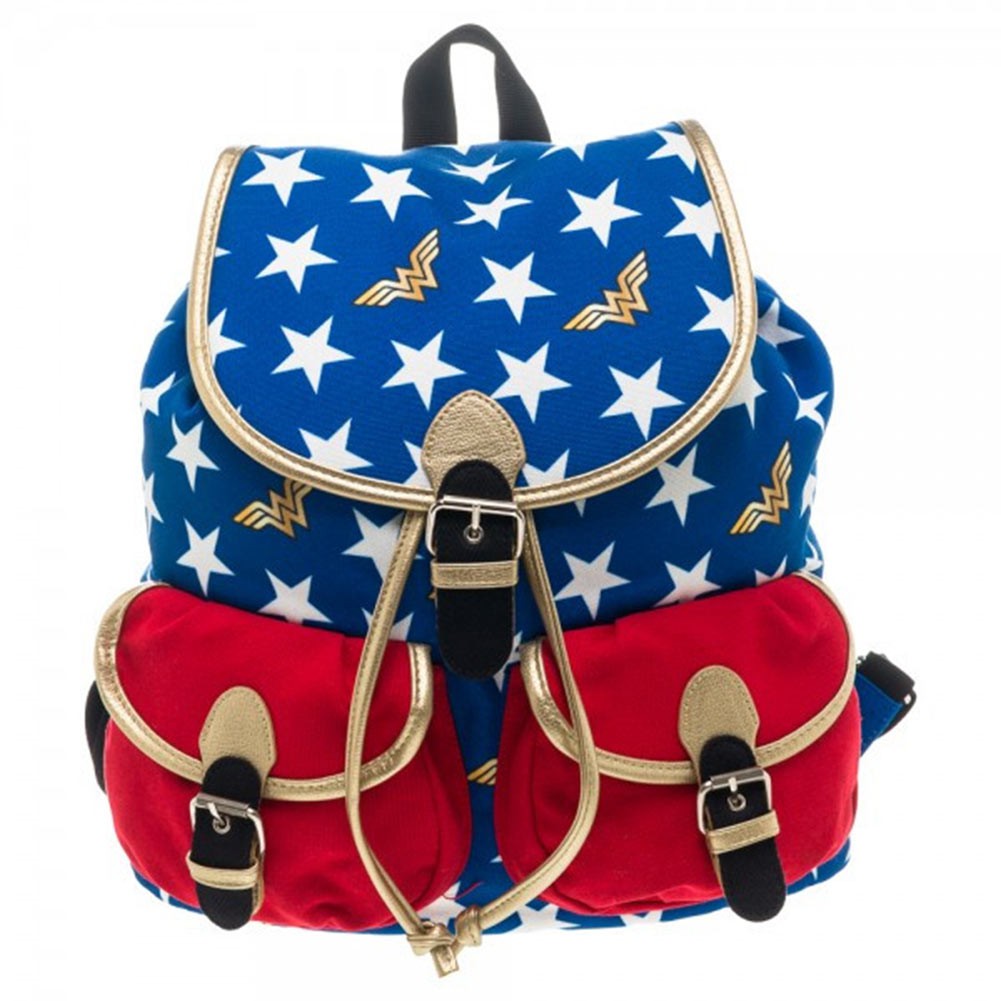 DC Comics Wonder Woman Knapsack, Blue