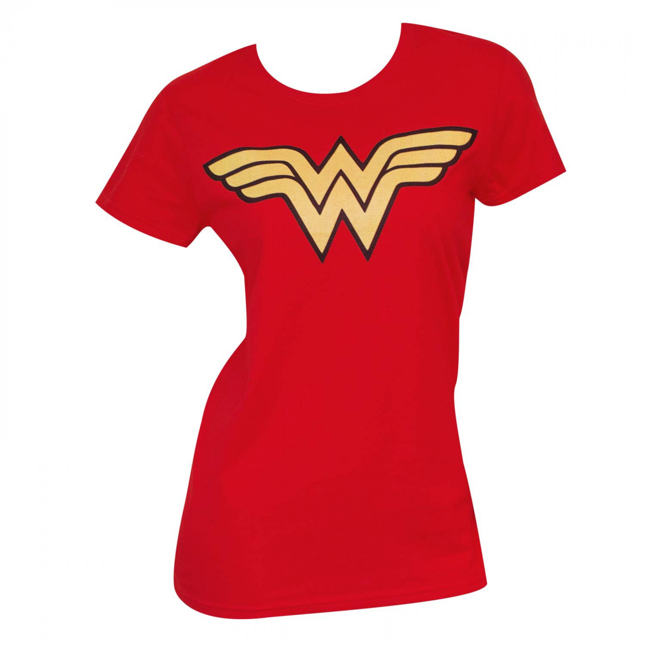 Wonder Woman Classic Logo Women's T-Shirt, Red