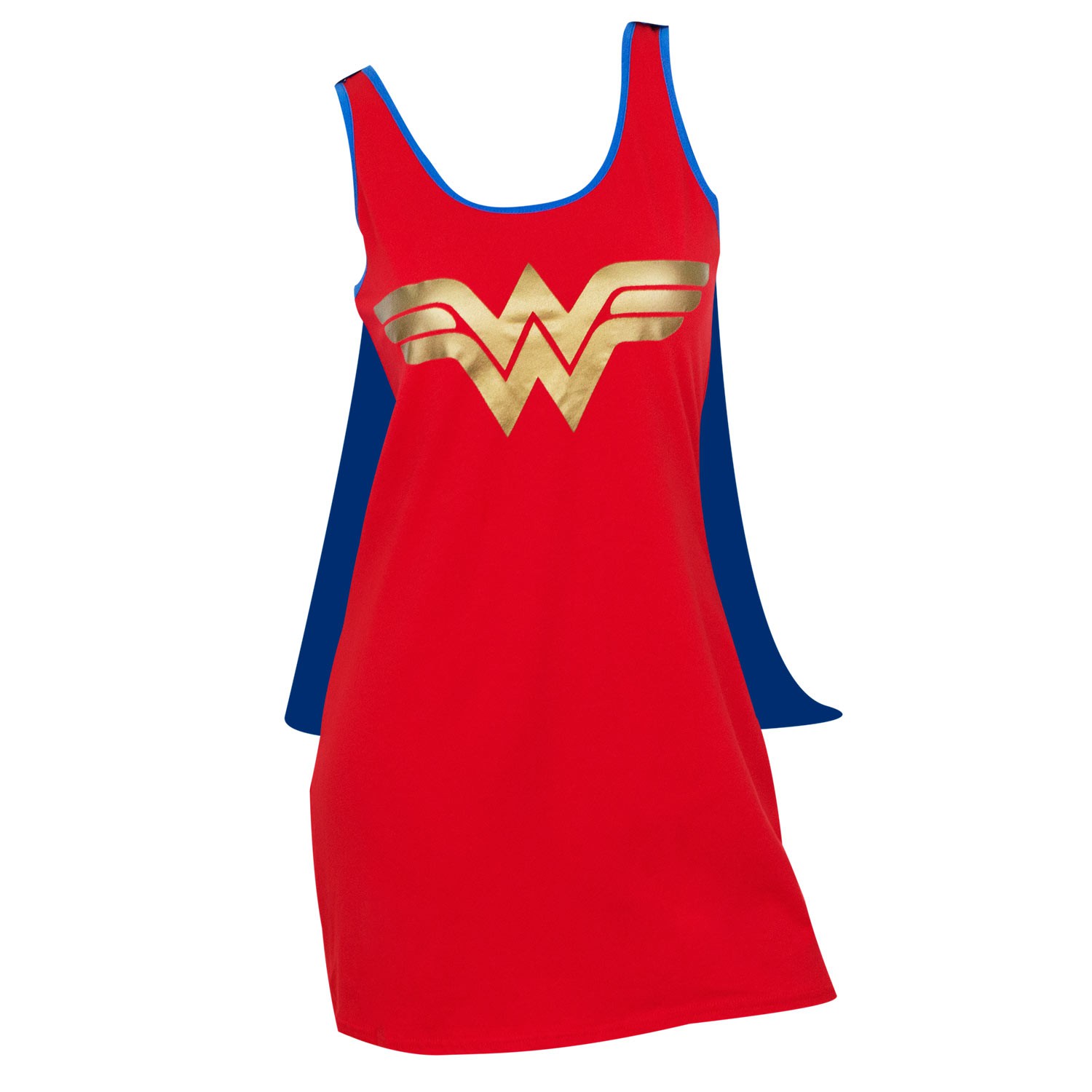 Wonder Woman Cape Costume Dress, Red