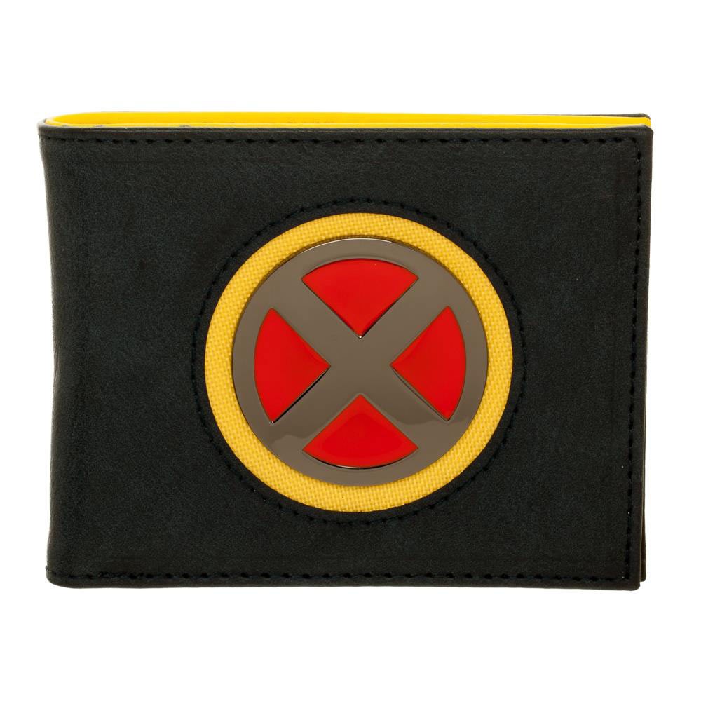 X-Men Metal Logo Black Mens Wallet, Black
