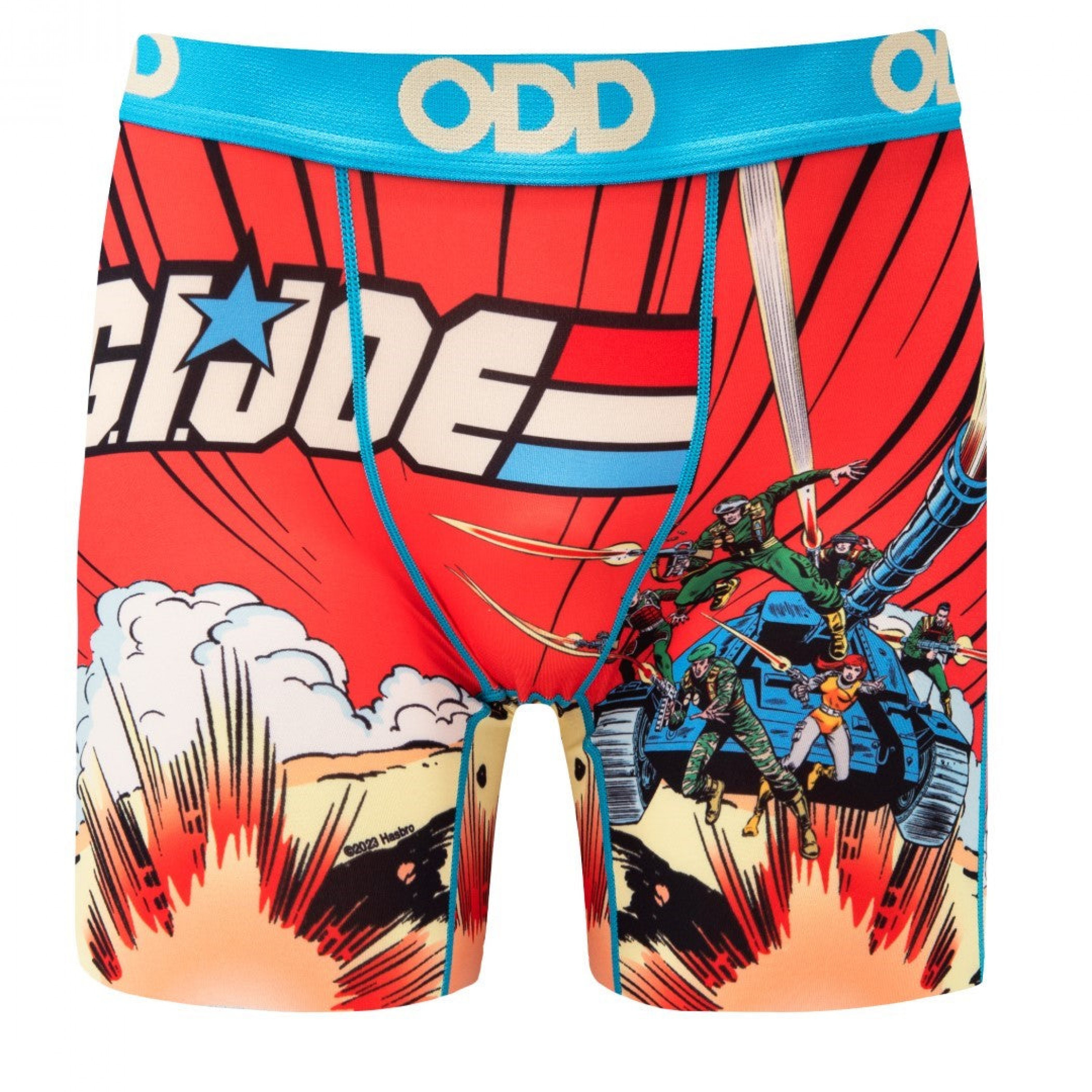 G.I Joe An American Hero Men's ODD Boxer Briefs, Multi-Color