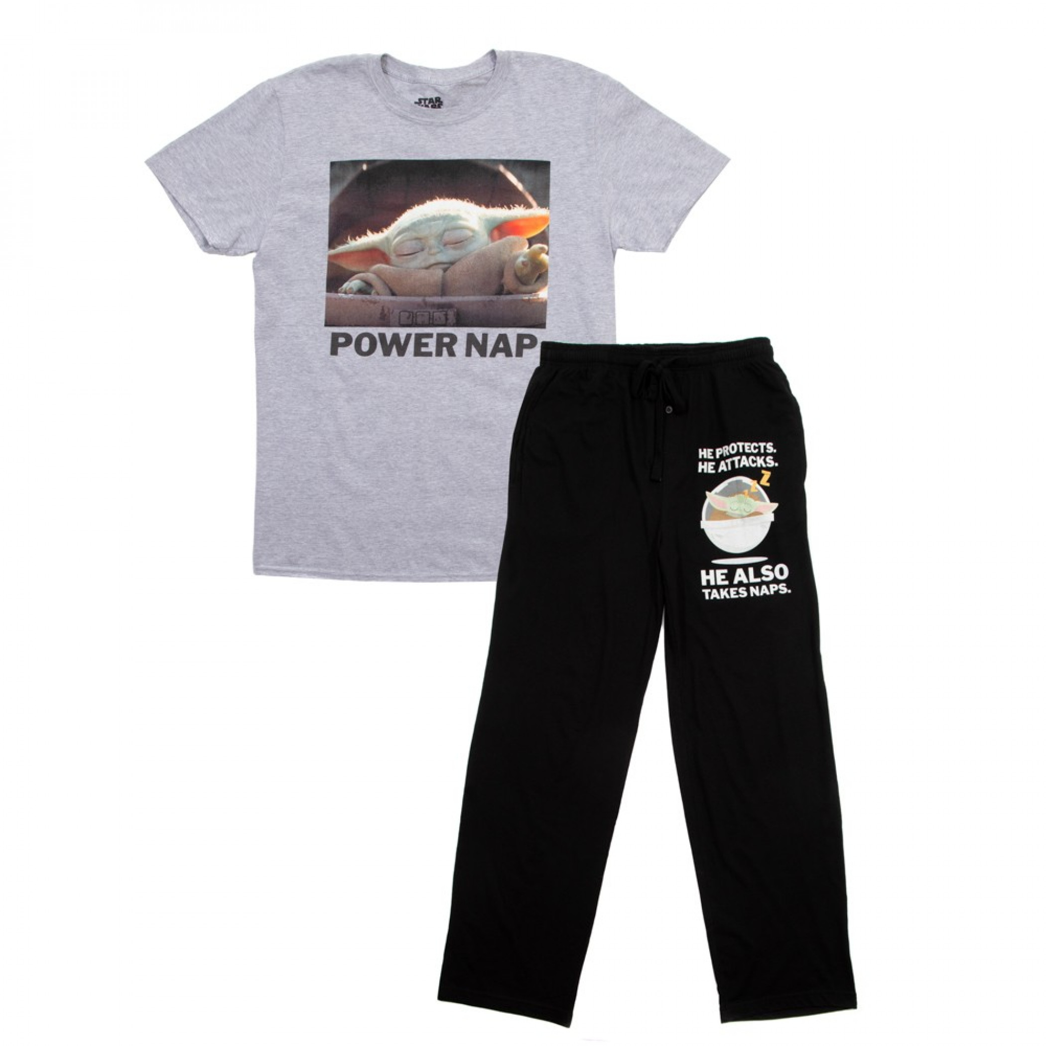 Star Wars The Mandalorian The Child Power Nap Sleep Set, Multi-Color