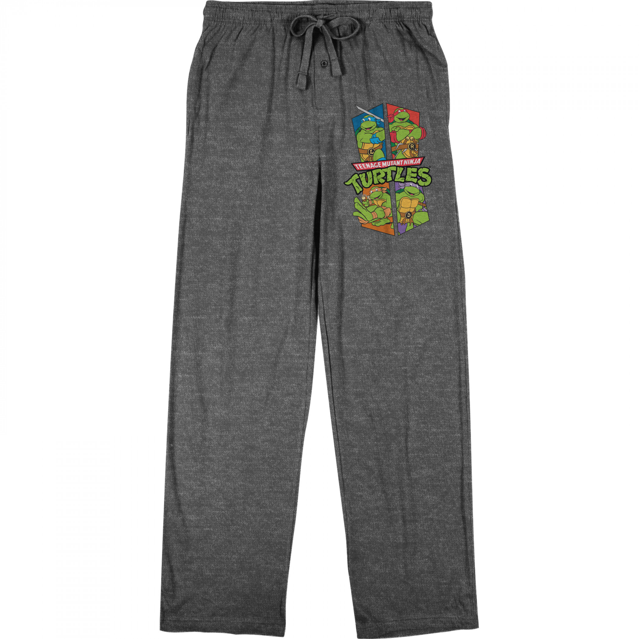 Teenage Mutant Ninja Turtles Panels Pajama Pants, Grey
