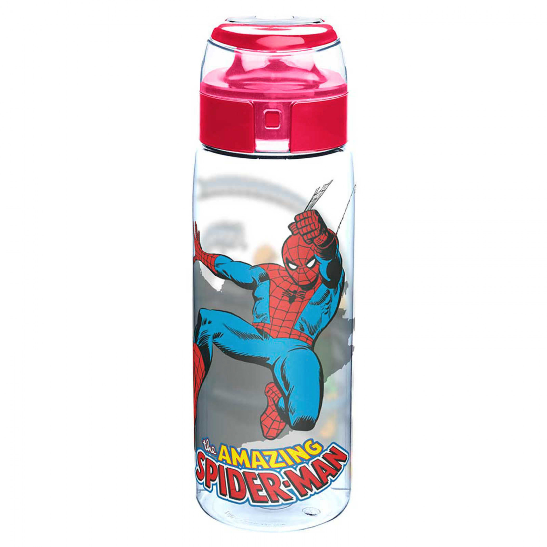 Spiderman Doc Ock Travel Water Bottle With Loop, Clear