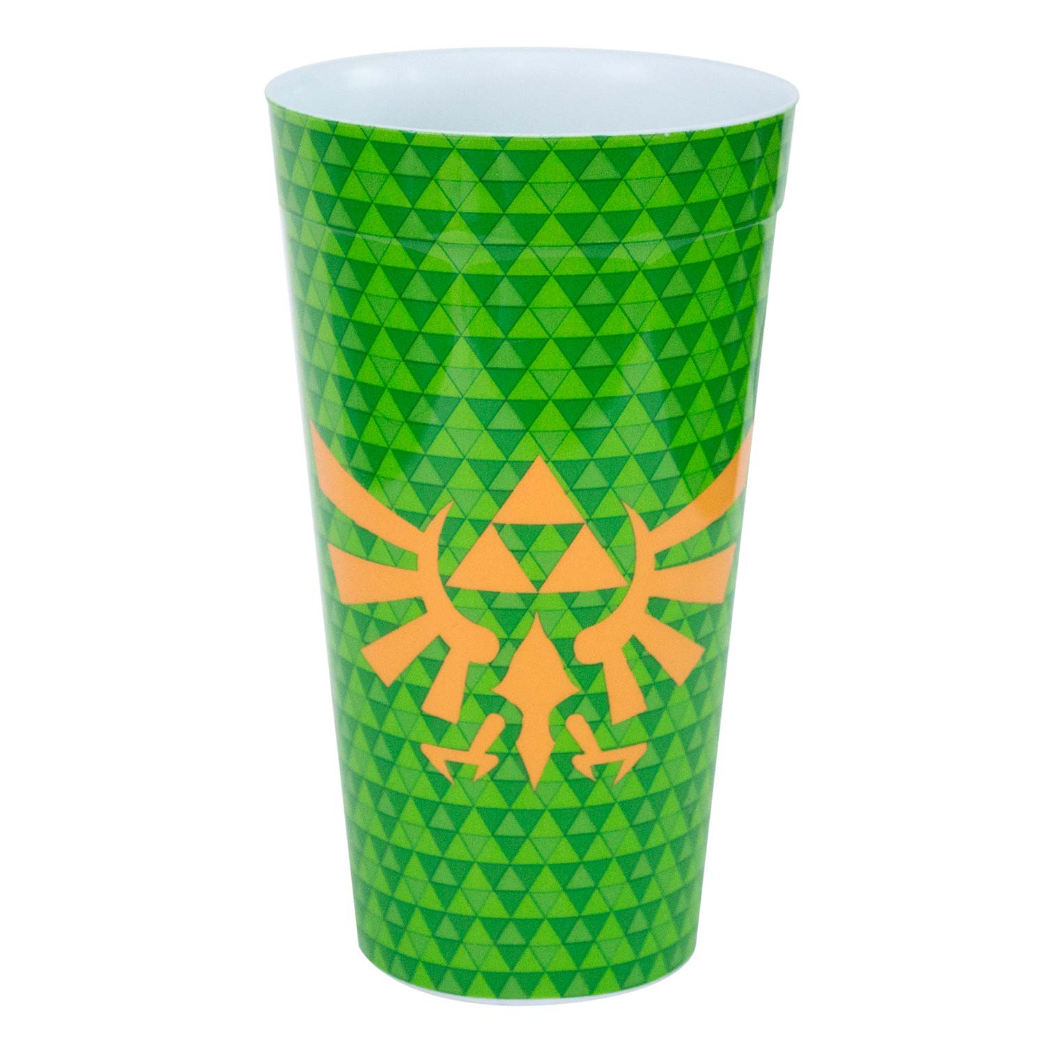 The Legend Of Zelda Triforce Green Plastic Pint Glass, Green