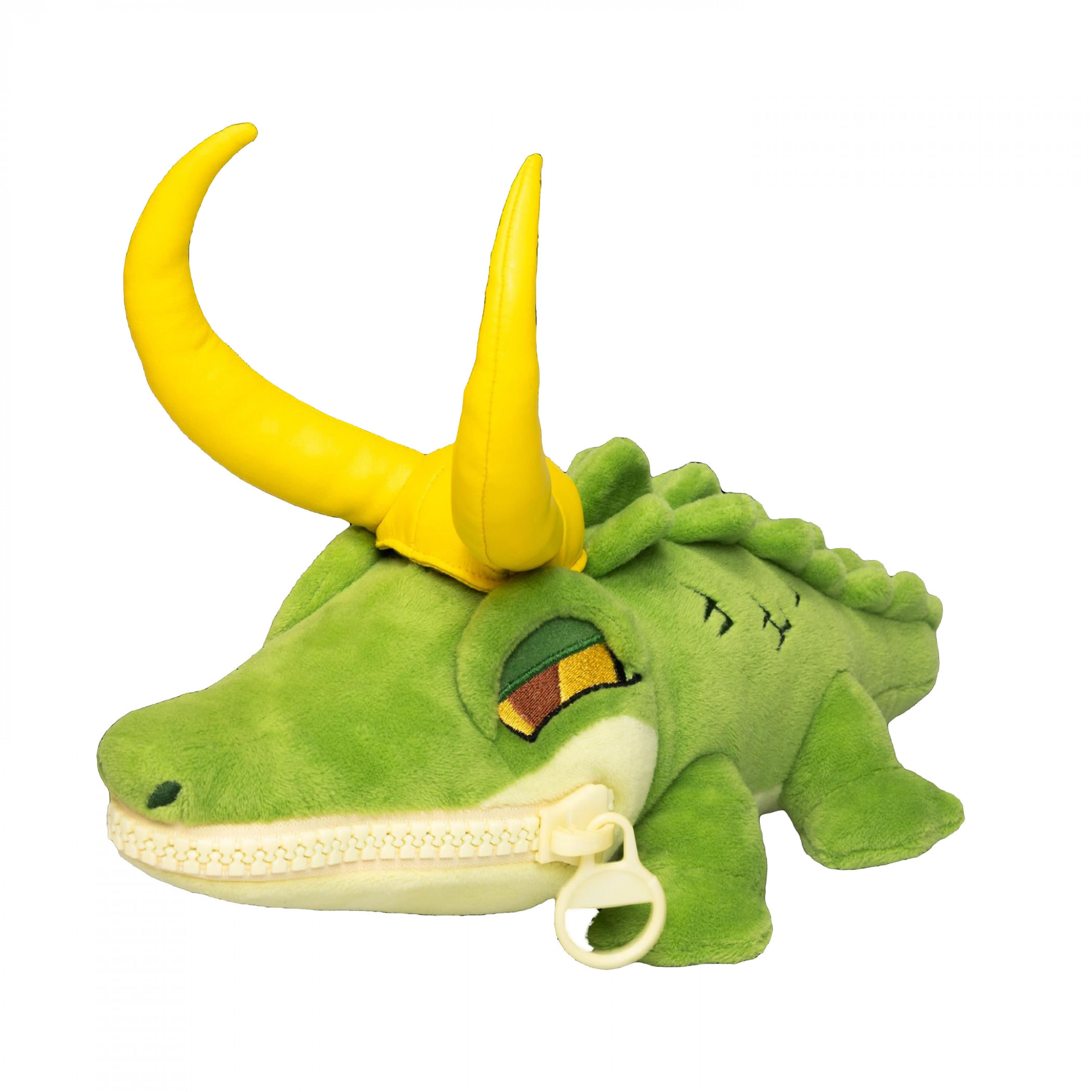Alligator Loki Zippermouth™ Plush Figurine, Green