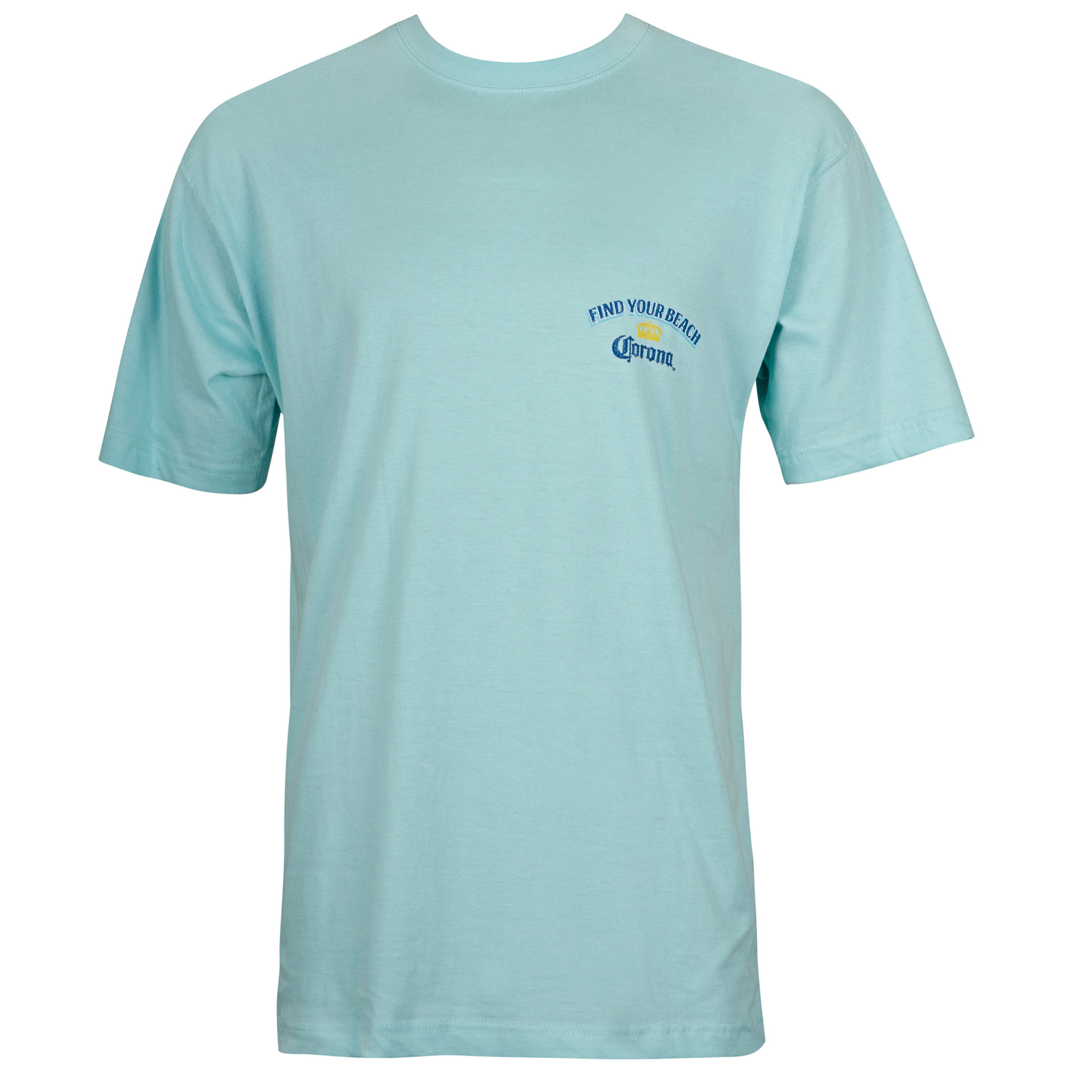 Corona Find Your Beach Blue Tee Shirt