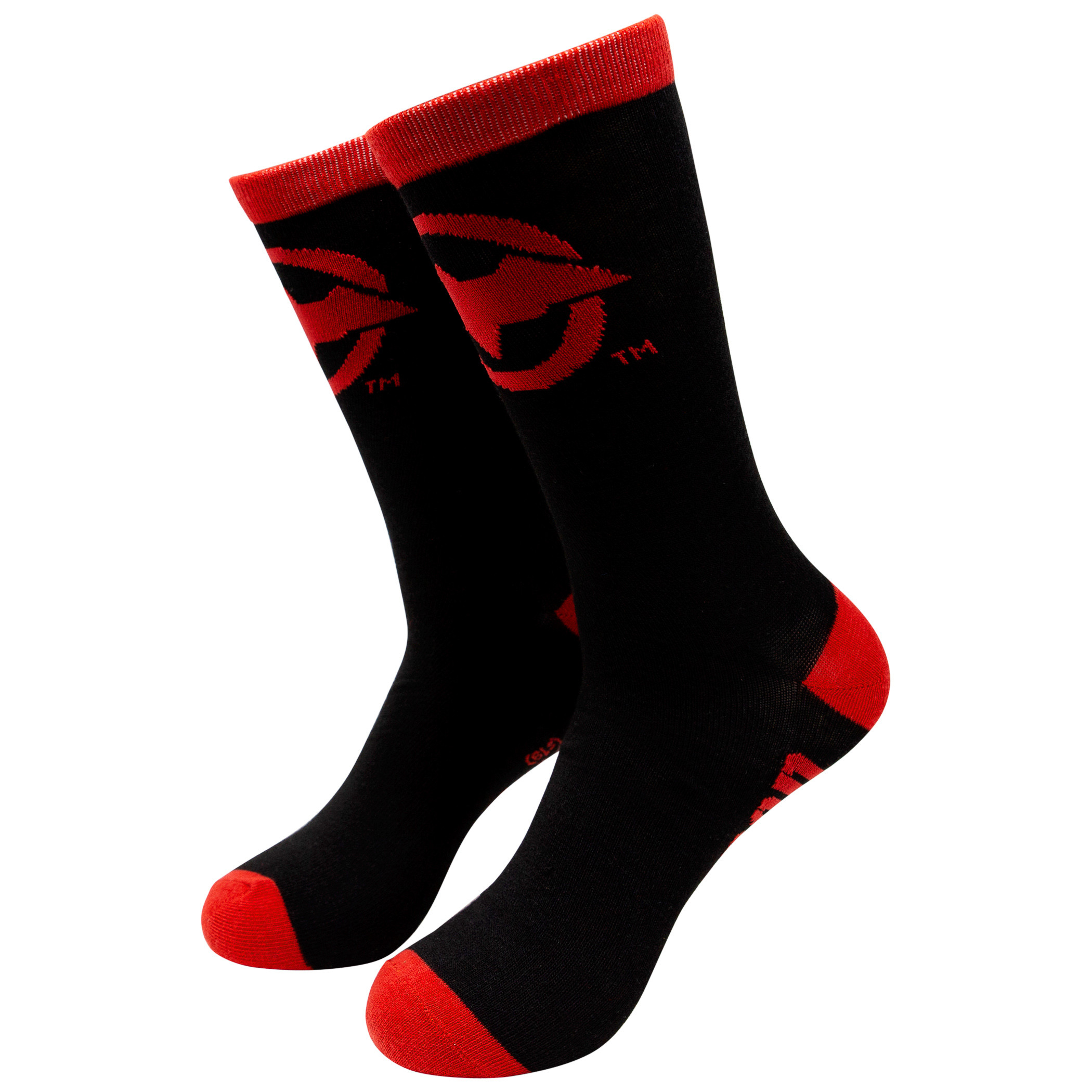 Red Hood Crew Socks, Black