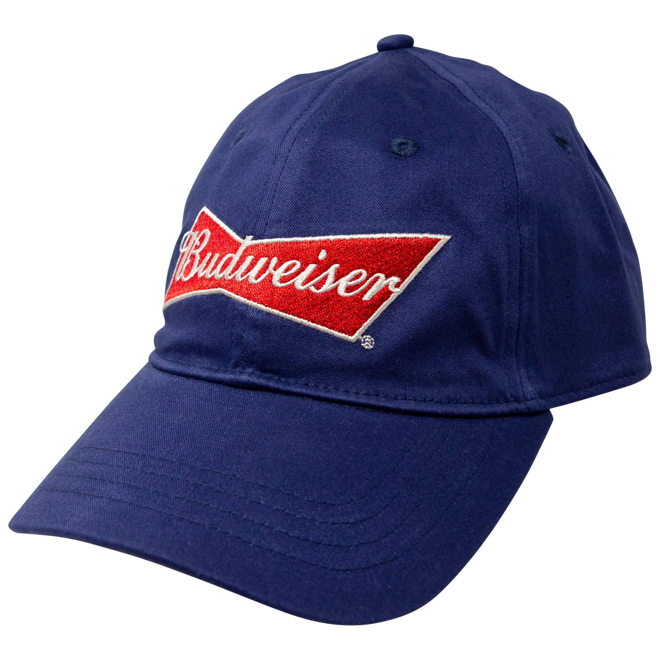 Budweiser Beer Bowtie Logo Adjustable Strapback Hat