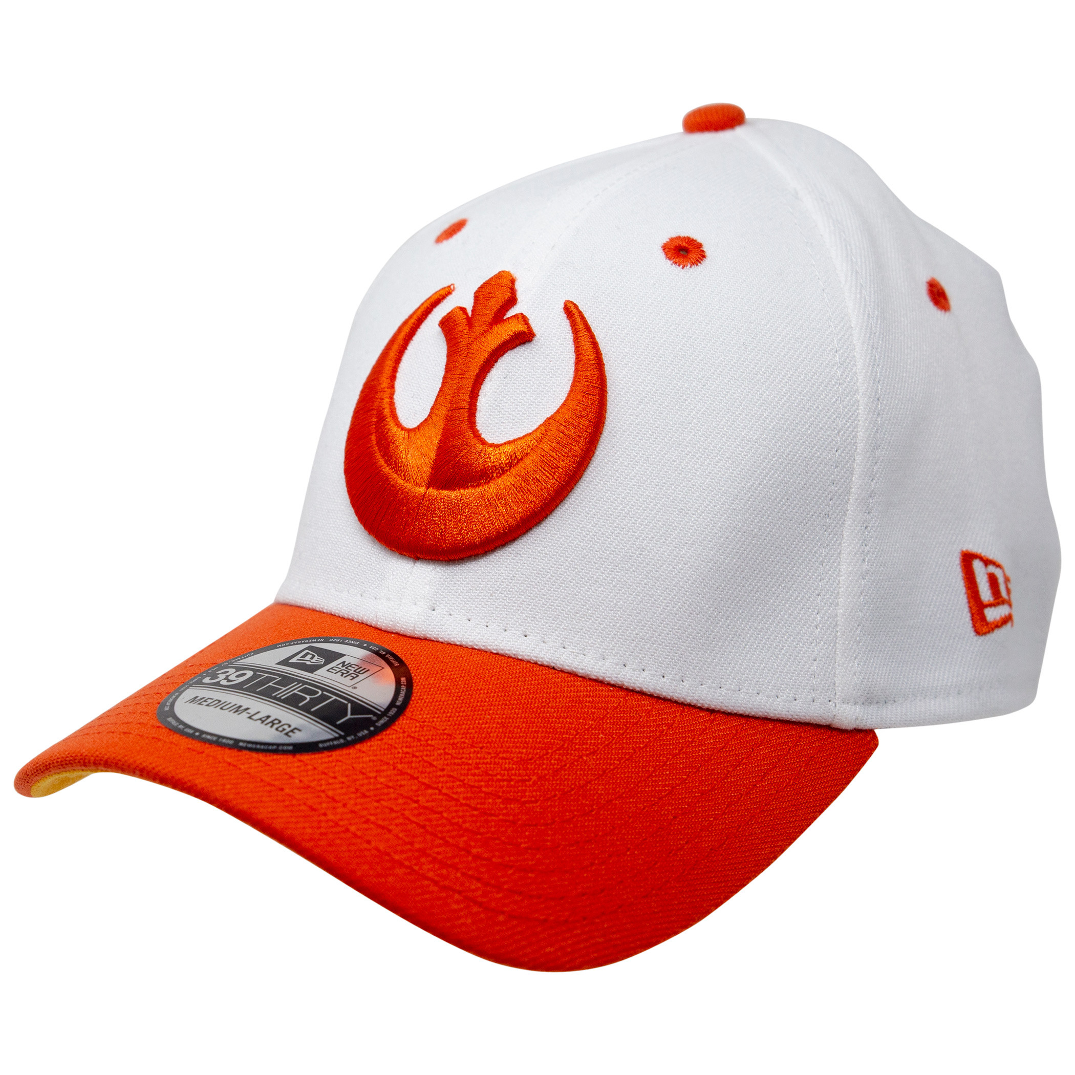 Star Wars Rebel Fighter New Era 39Thirty Fitted Hat, White