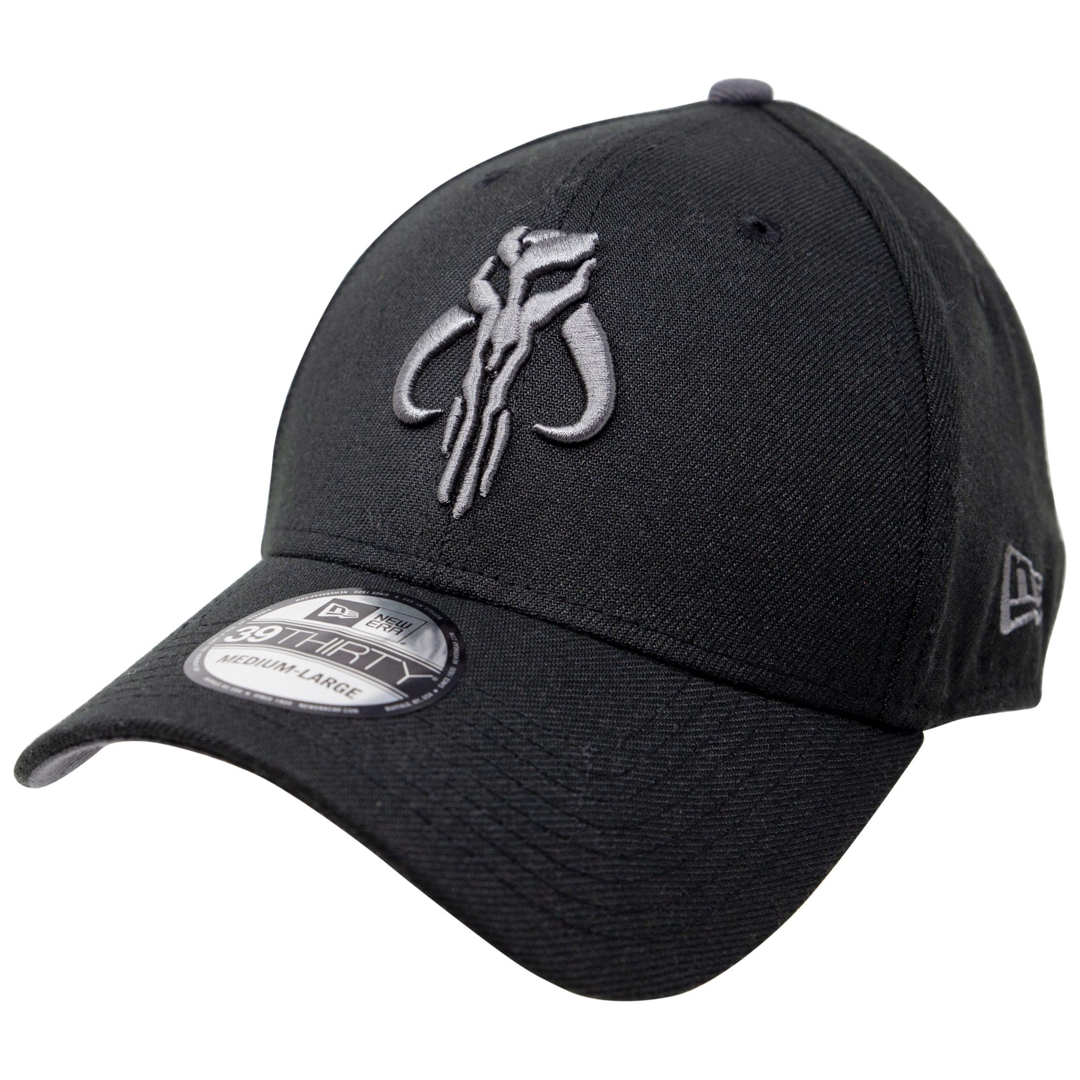 Star Wars The Mandalorian New Era 39Thirty Fitted Hat, Black