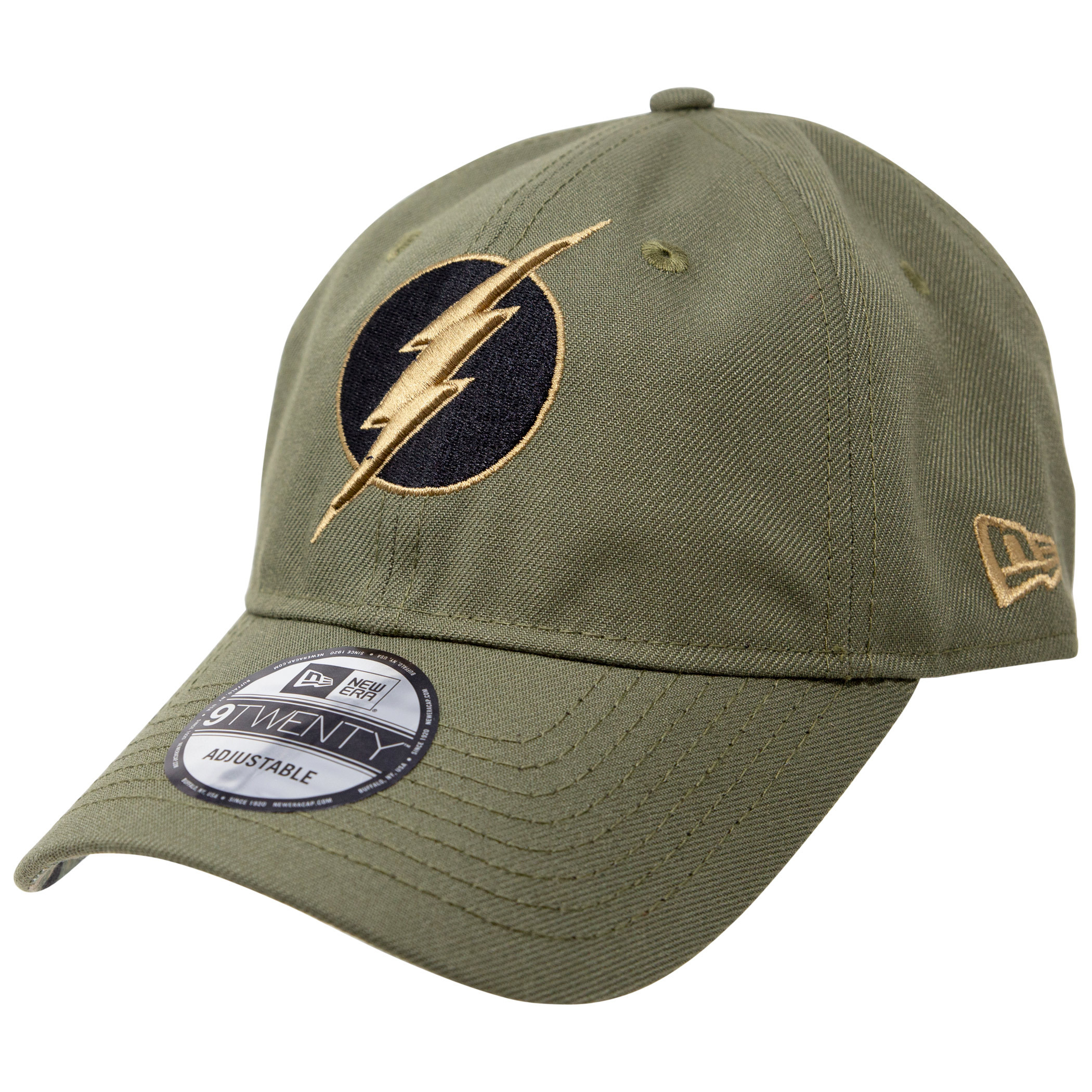 Flash Salute to Service New Era 9Twenty Adjustable Hat, Green