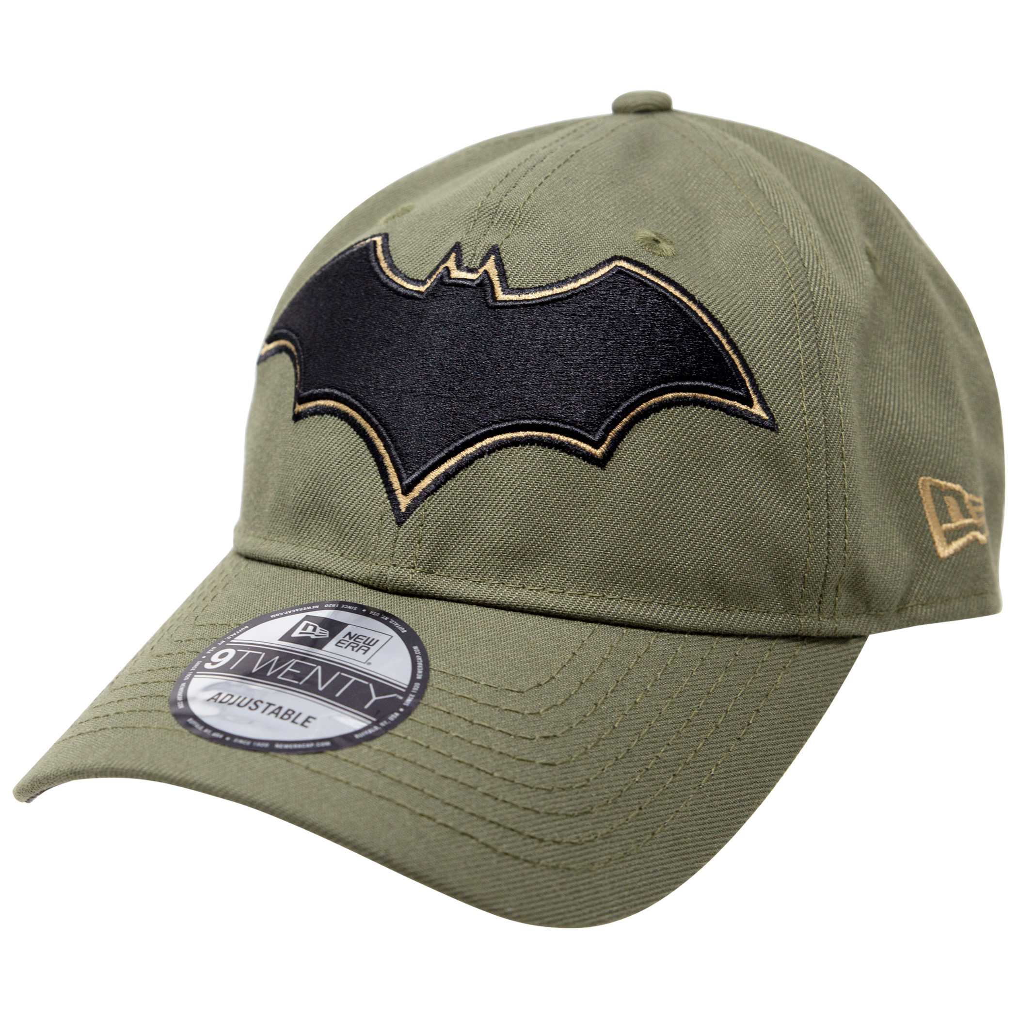 Batman Salute To Service New Era 9Twenty Adjustable Hat, Green