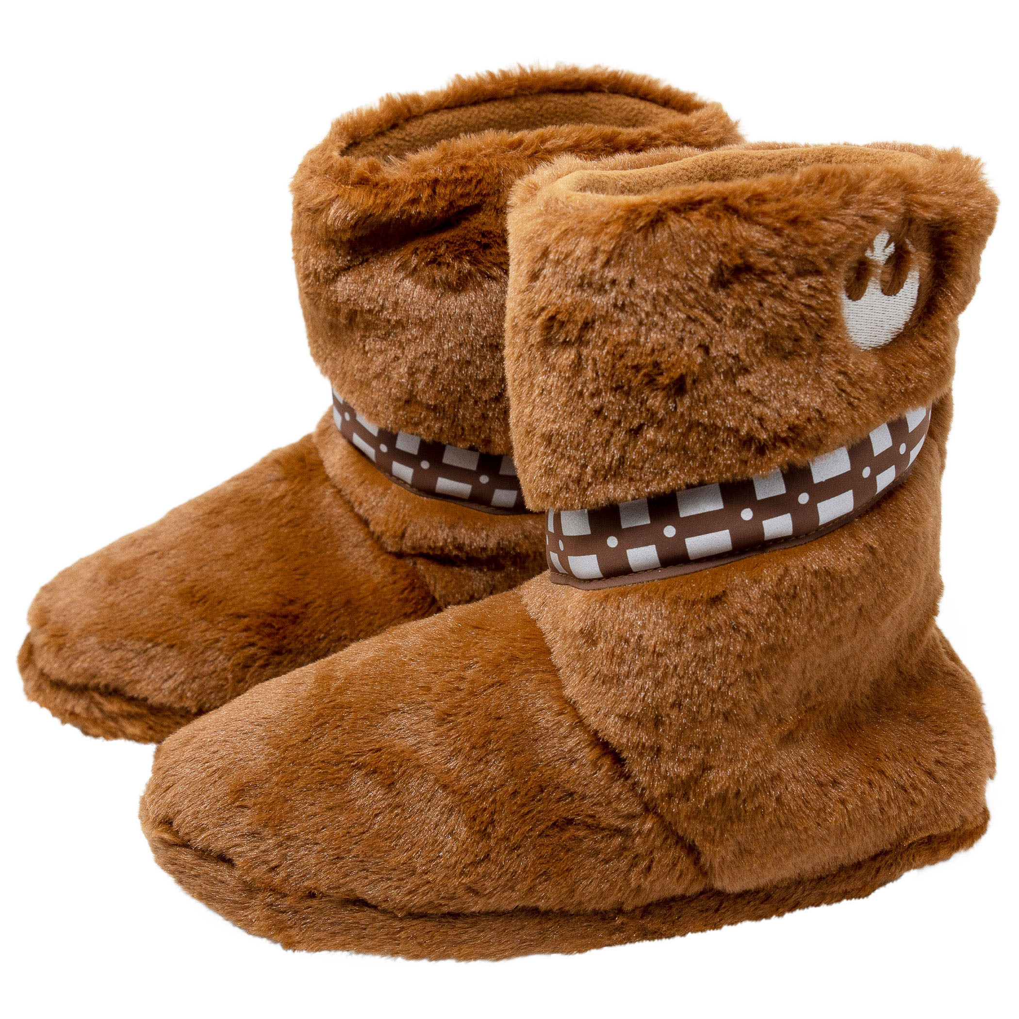 Star Wars Chewbacca Fuzzy Slippers, Brown
