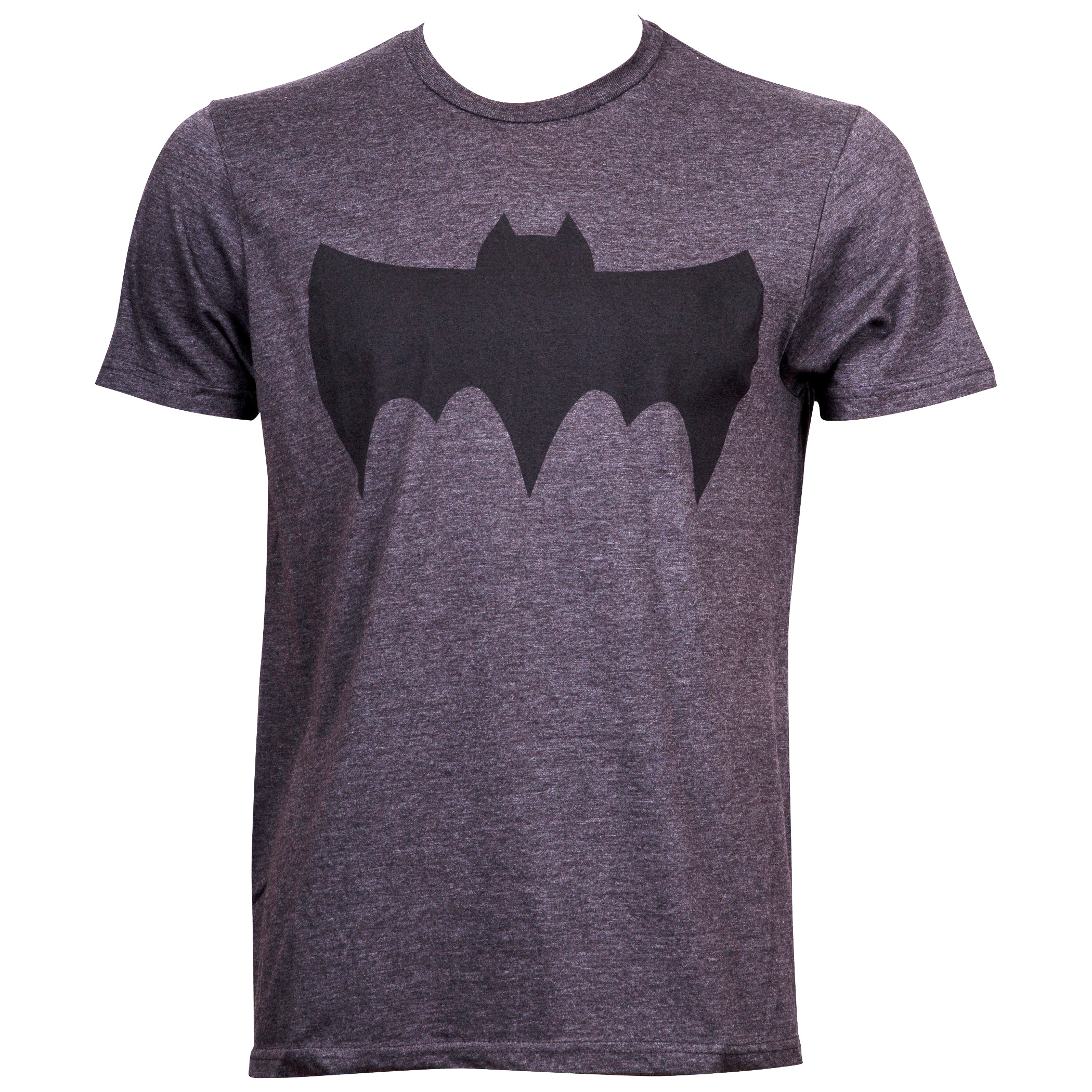 Batman Retro Symbol Grey T-Shirt, Grey