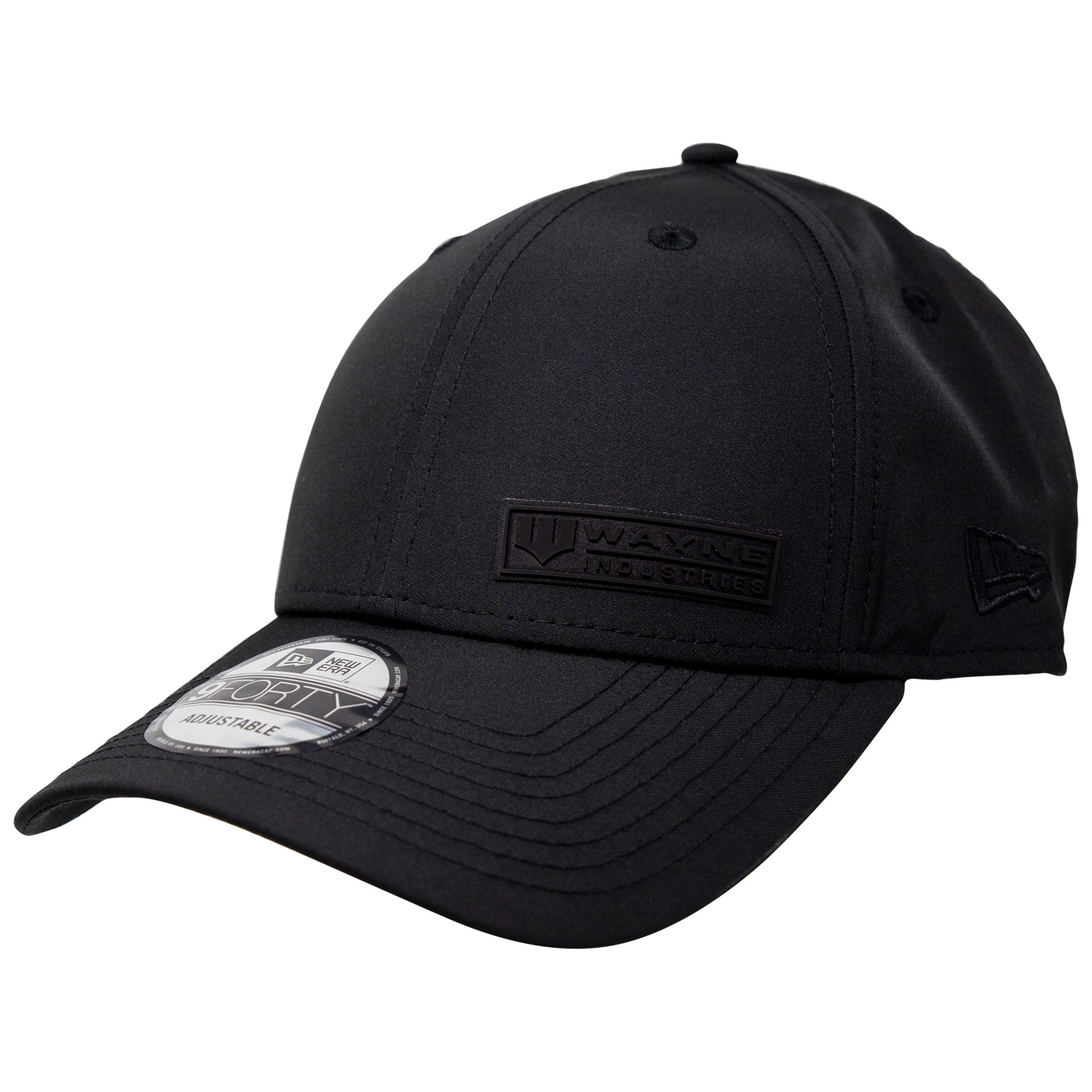 Batman Wayne Industries New Era 9Forty Adjustable Hat, Black