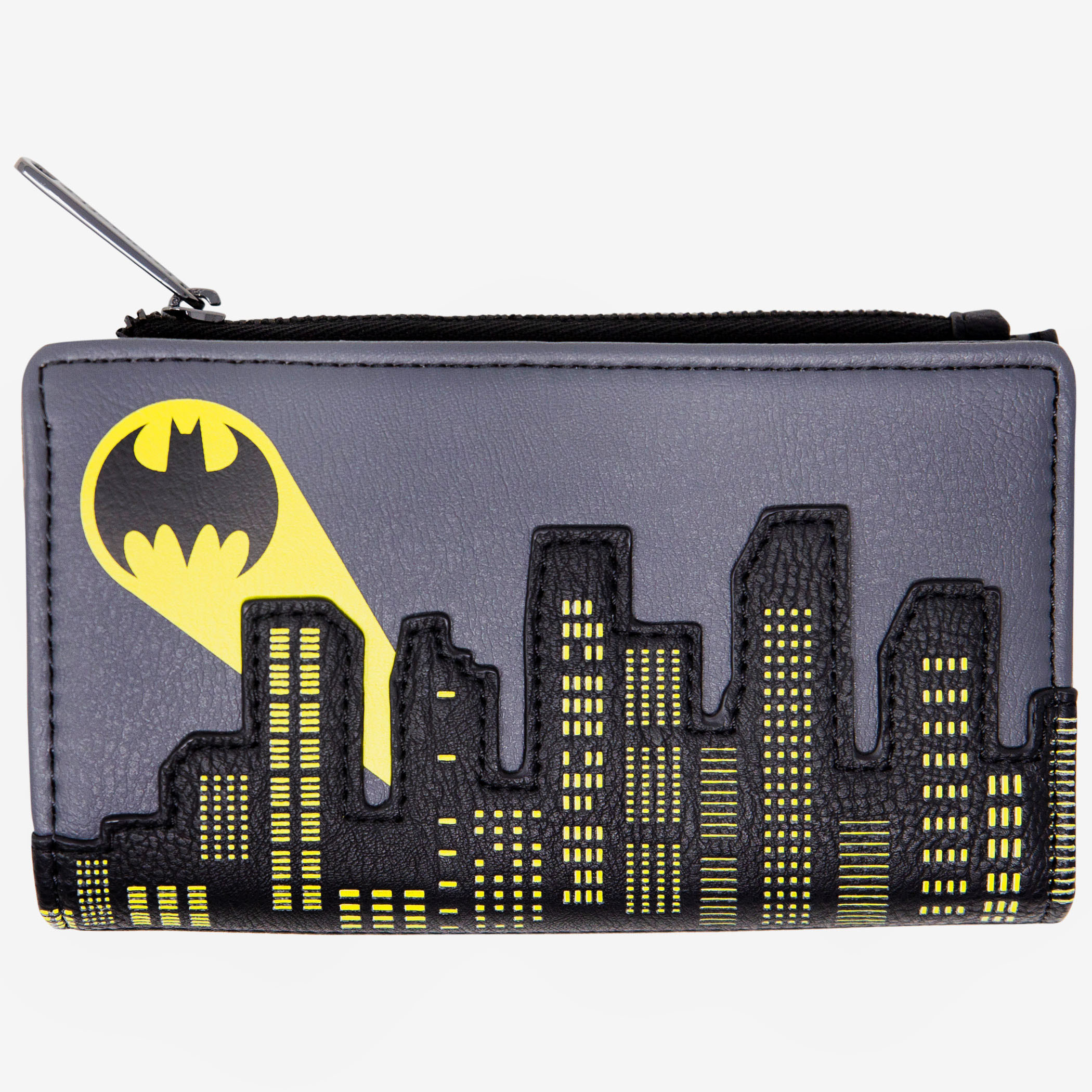Batman Spotlight Faux Leather Wallet, Black