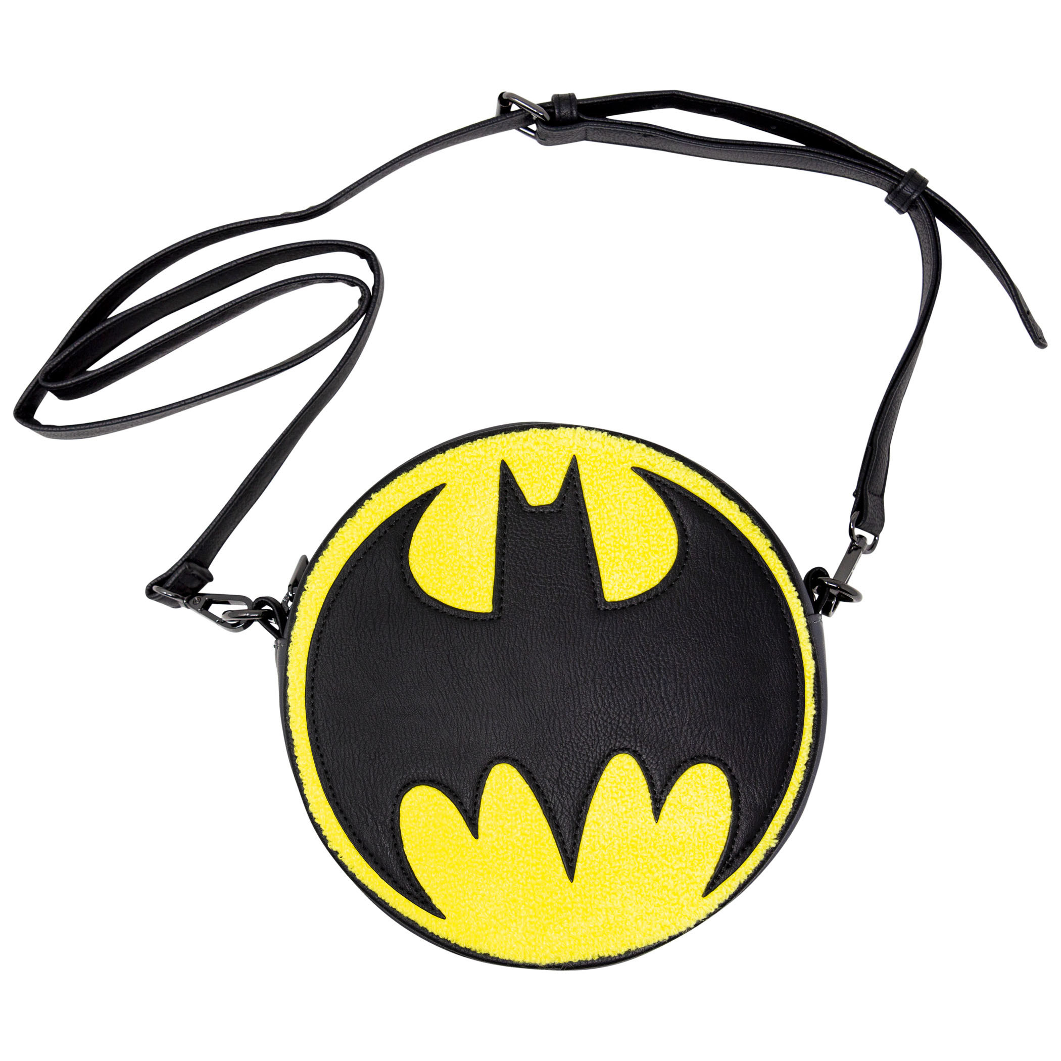 Batman Chenille Crossbody Purse, Black