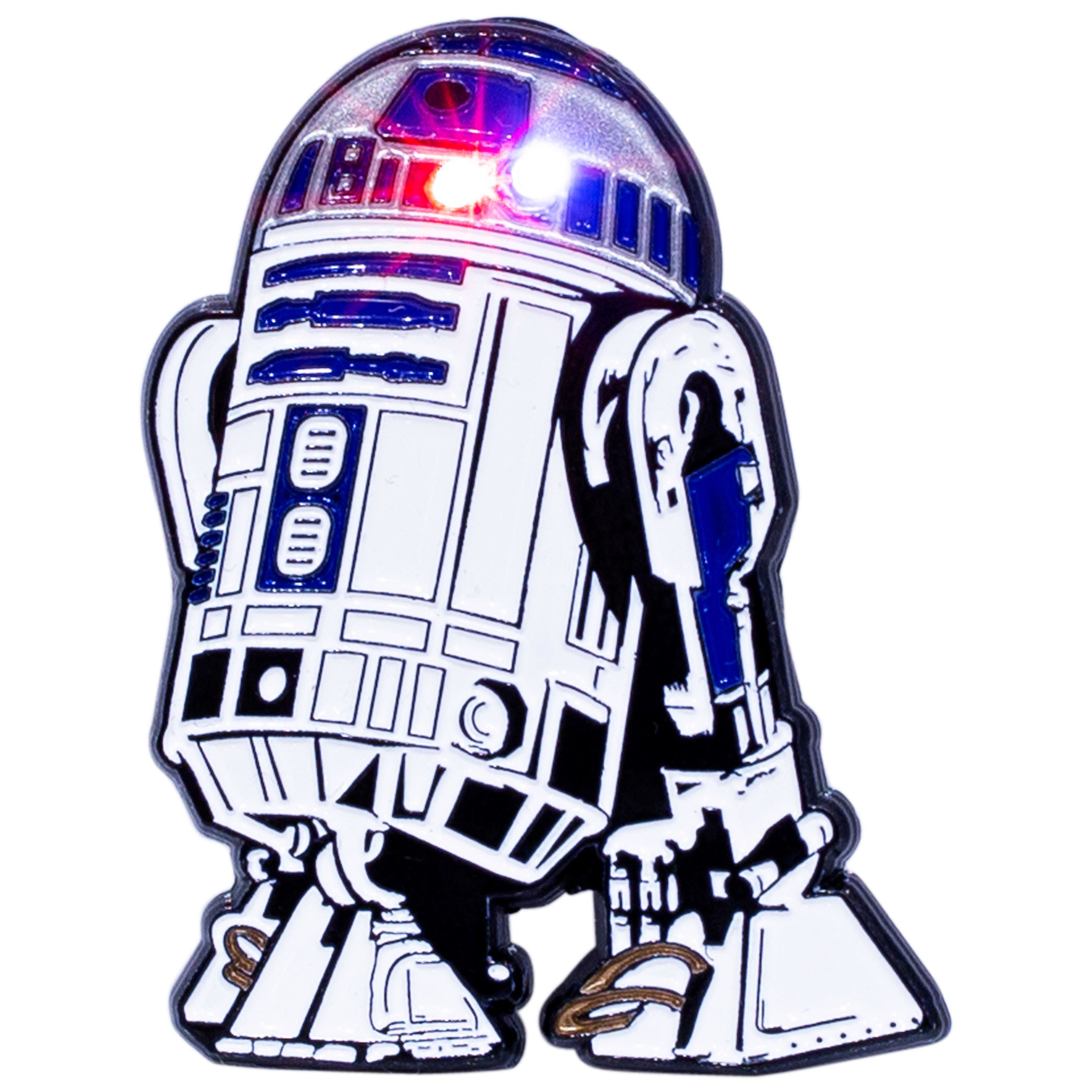 Star Wars R2-D2 Light Up Pin, White