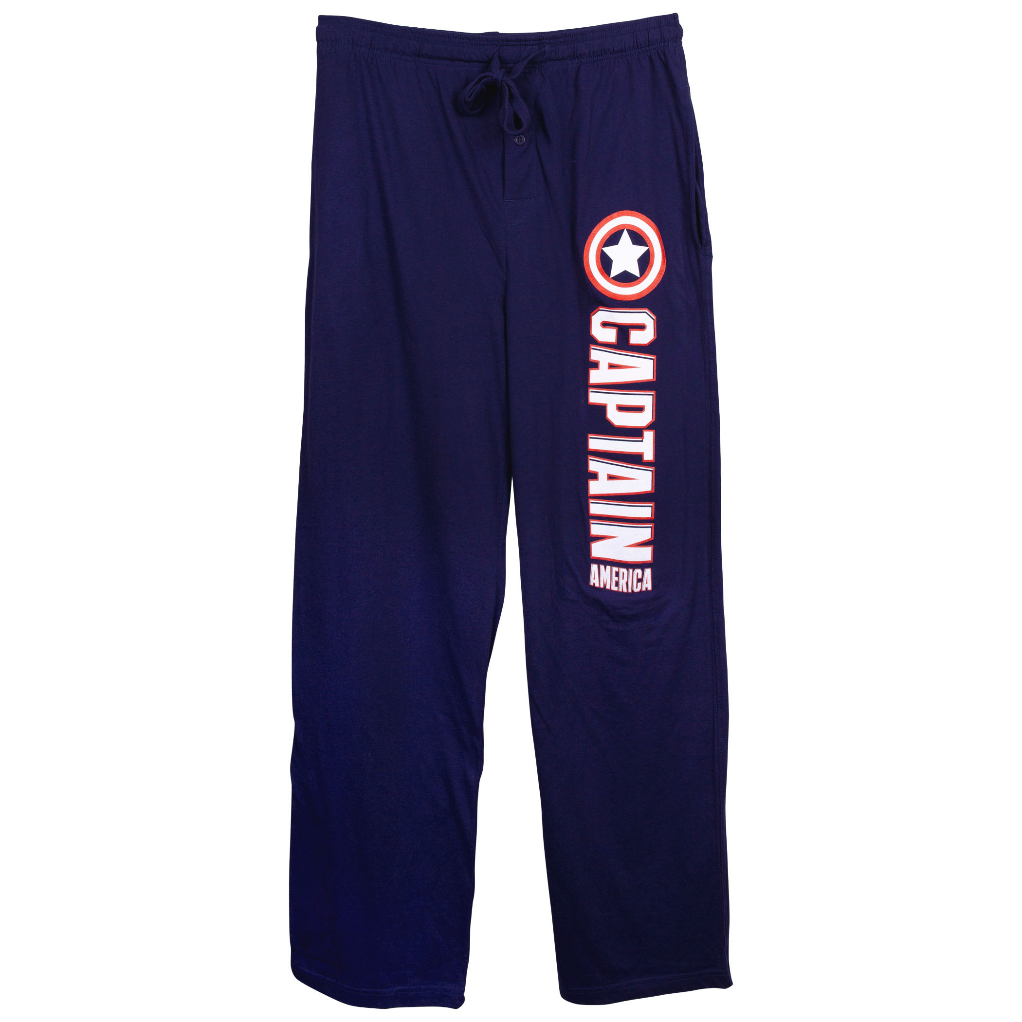 Captain America Unisex Pajama Pants, Blue