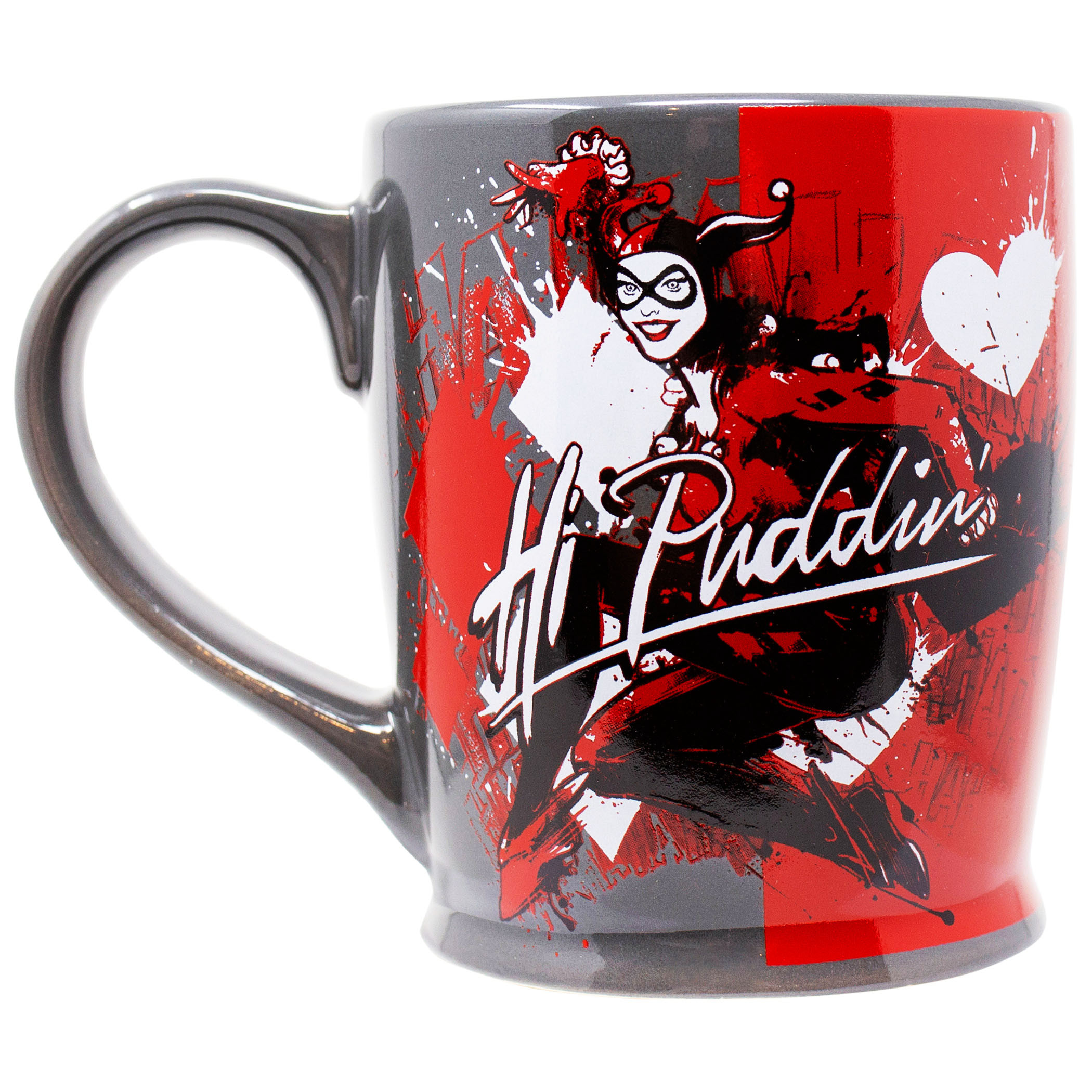 Harley Quinn Hi Puddin 15 Oz Mug, Black