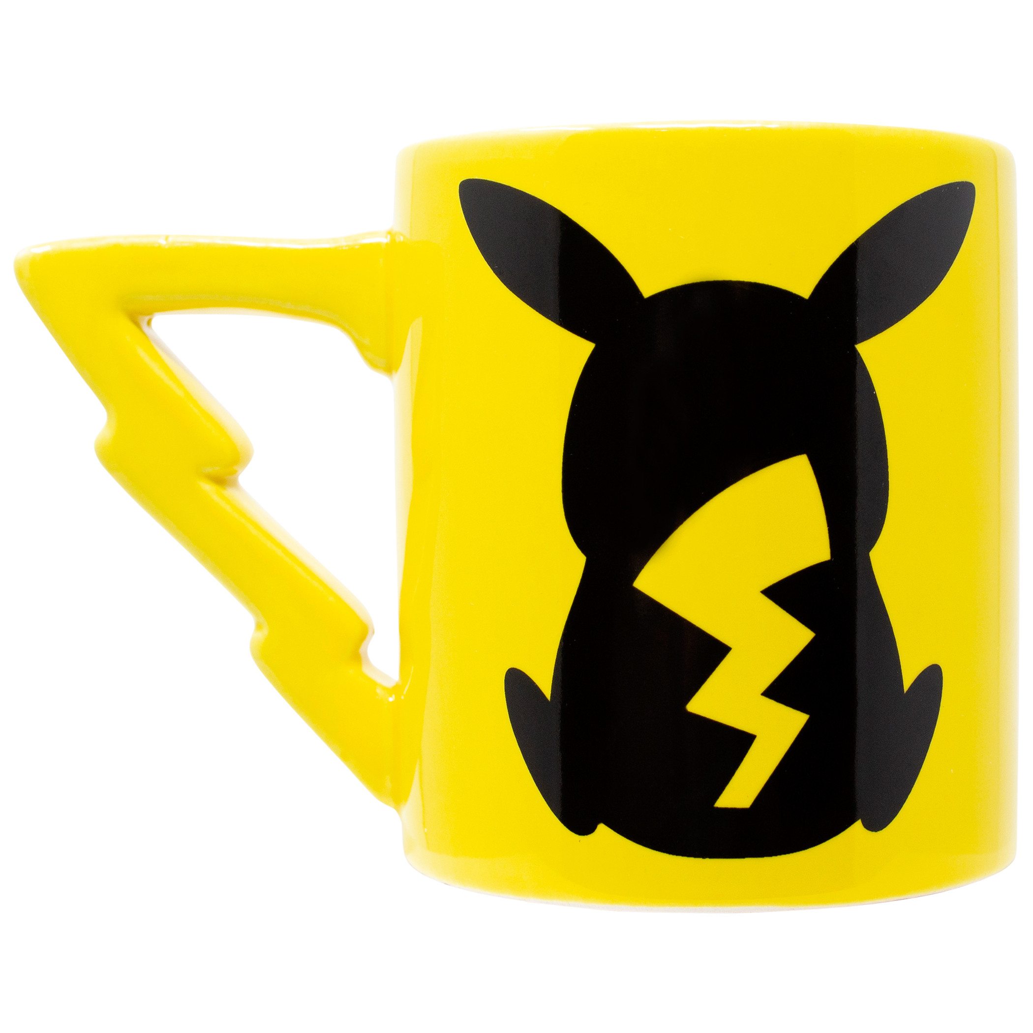 Pokemon Pikachu Sculpted Tail Handle 20 Ounce Ceramic Mug, Yellow