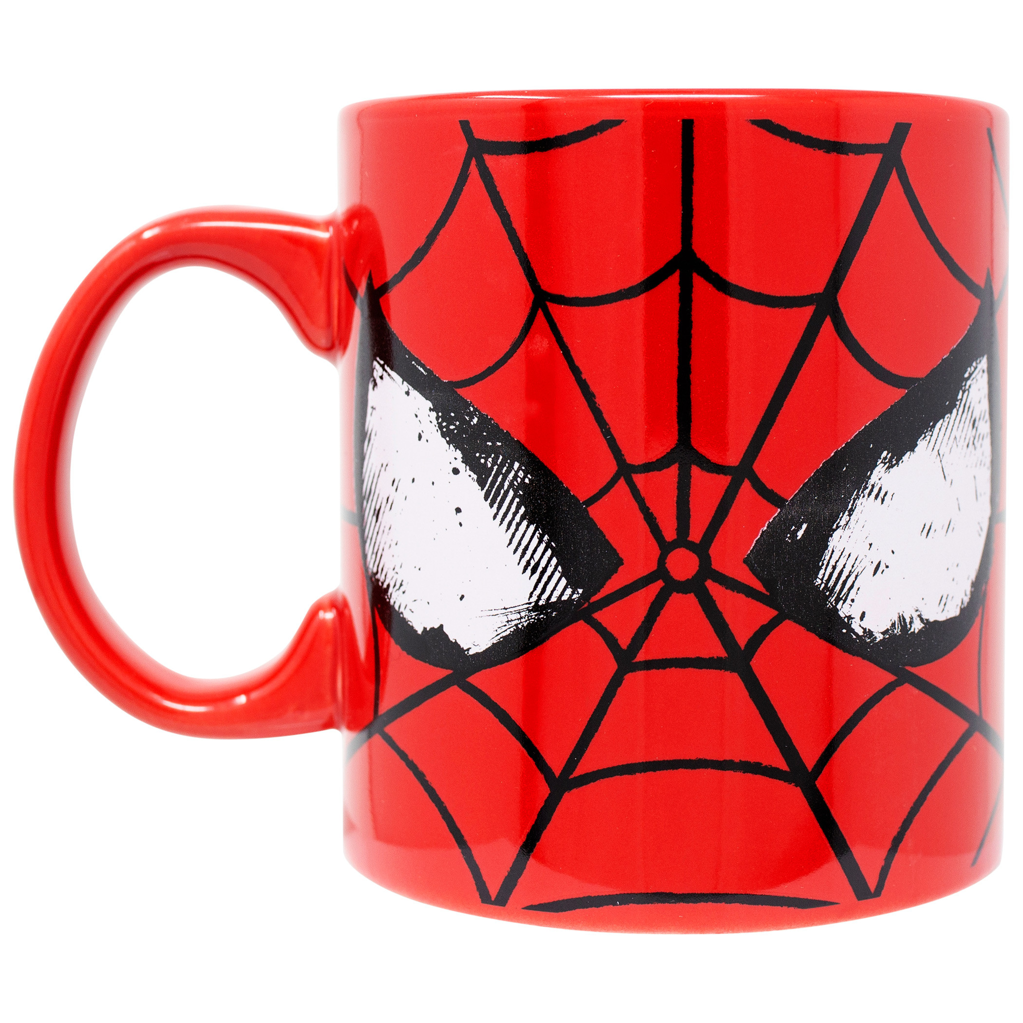 Spider-Man Mask 20 Ounce Ceramic Mug, Red