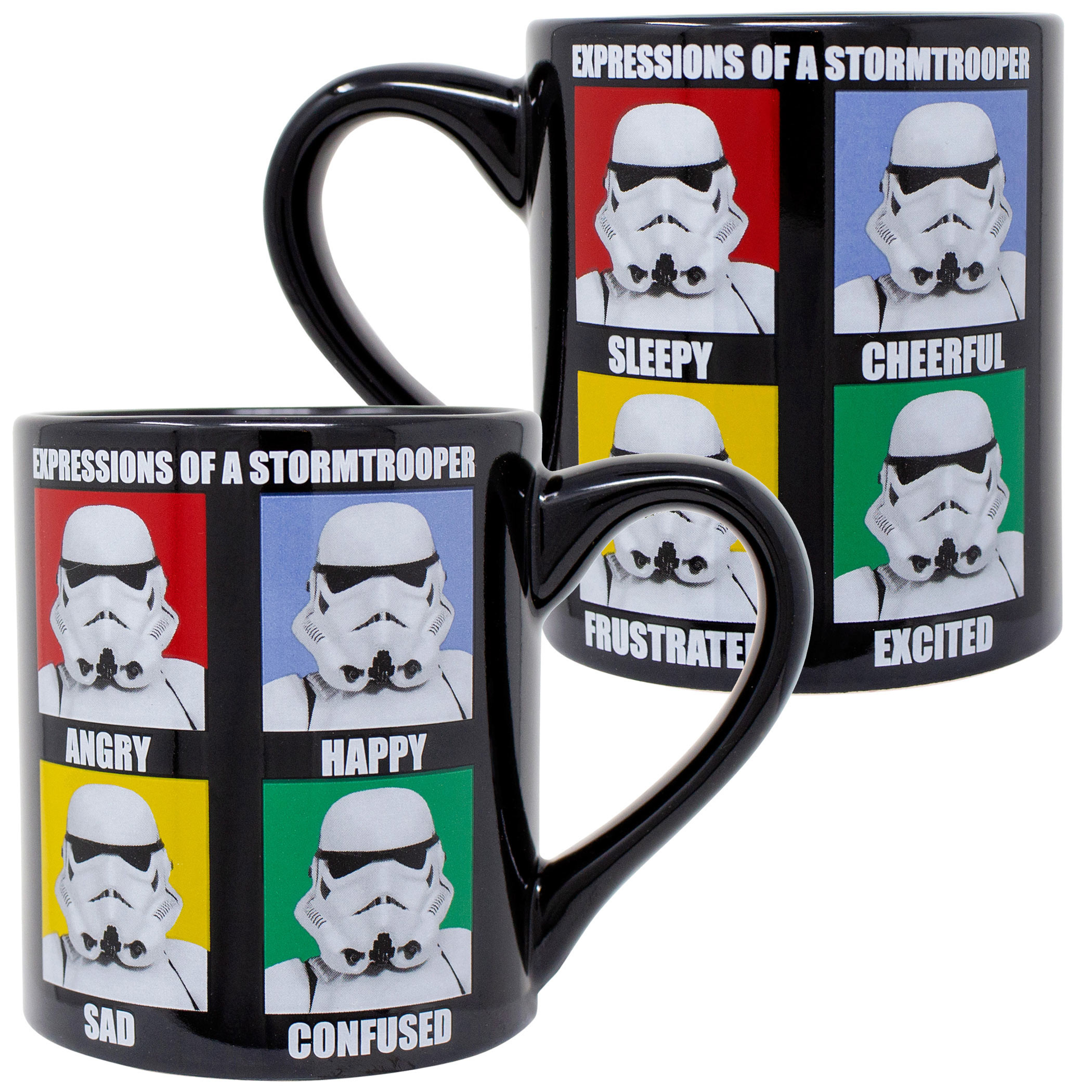 Star Wars Expressions of Stormtroopers 20 Oz Mug, Black