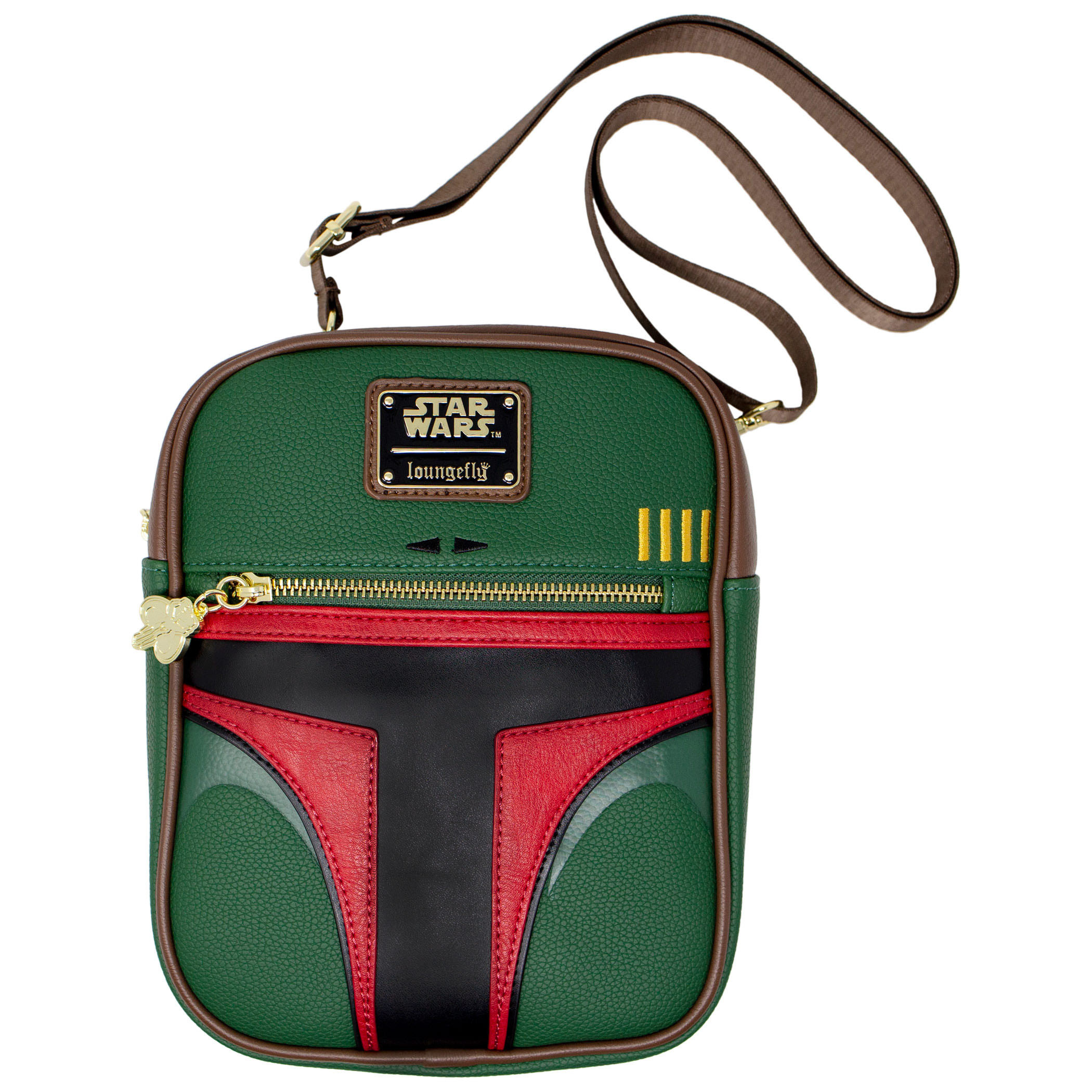 Boba Fett Faux Leather Crossbody Purse, Multi-Color