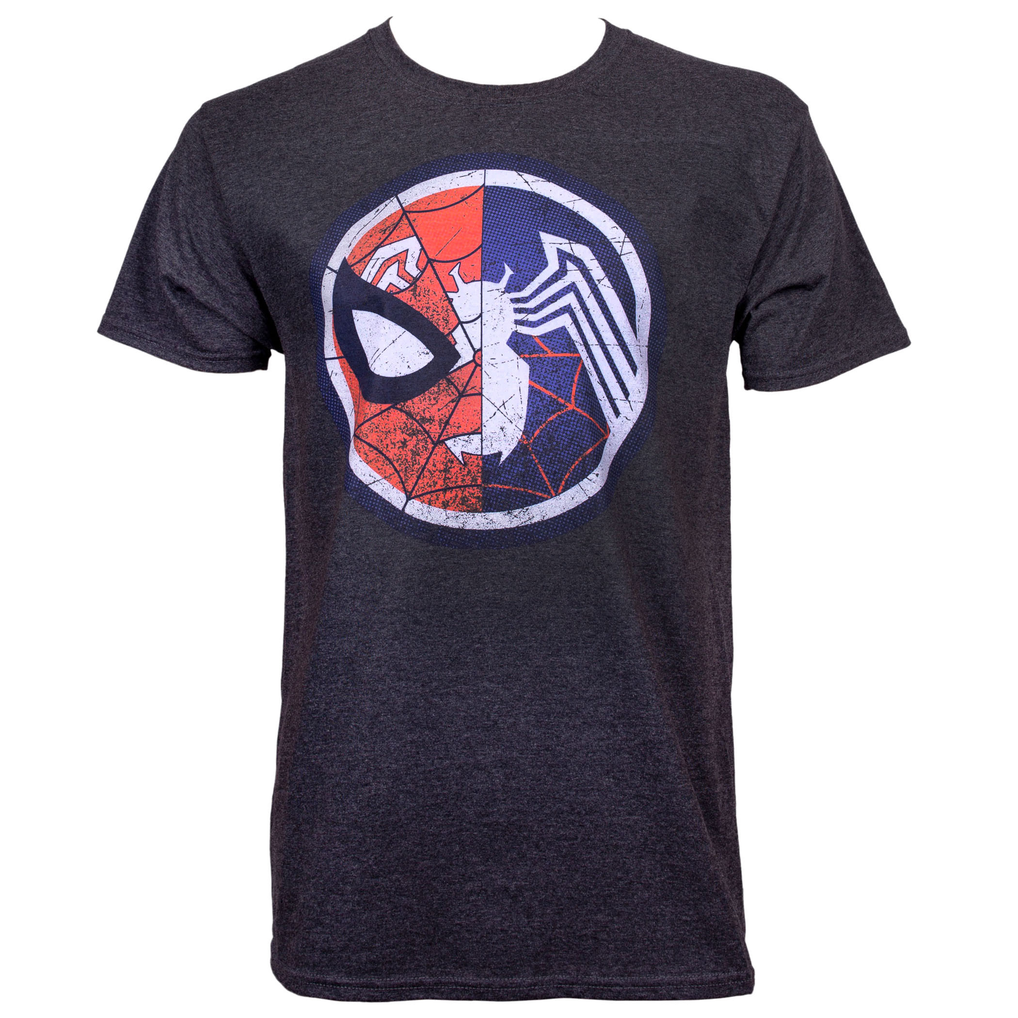 Spider-Man Venom Logo T-Shirt, Grey