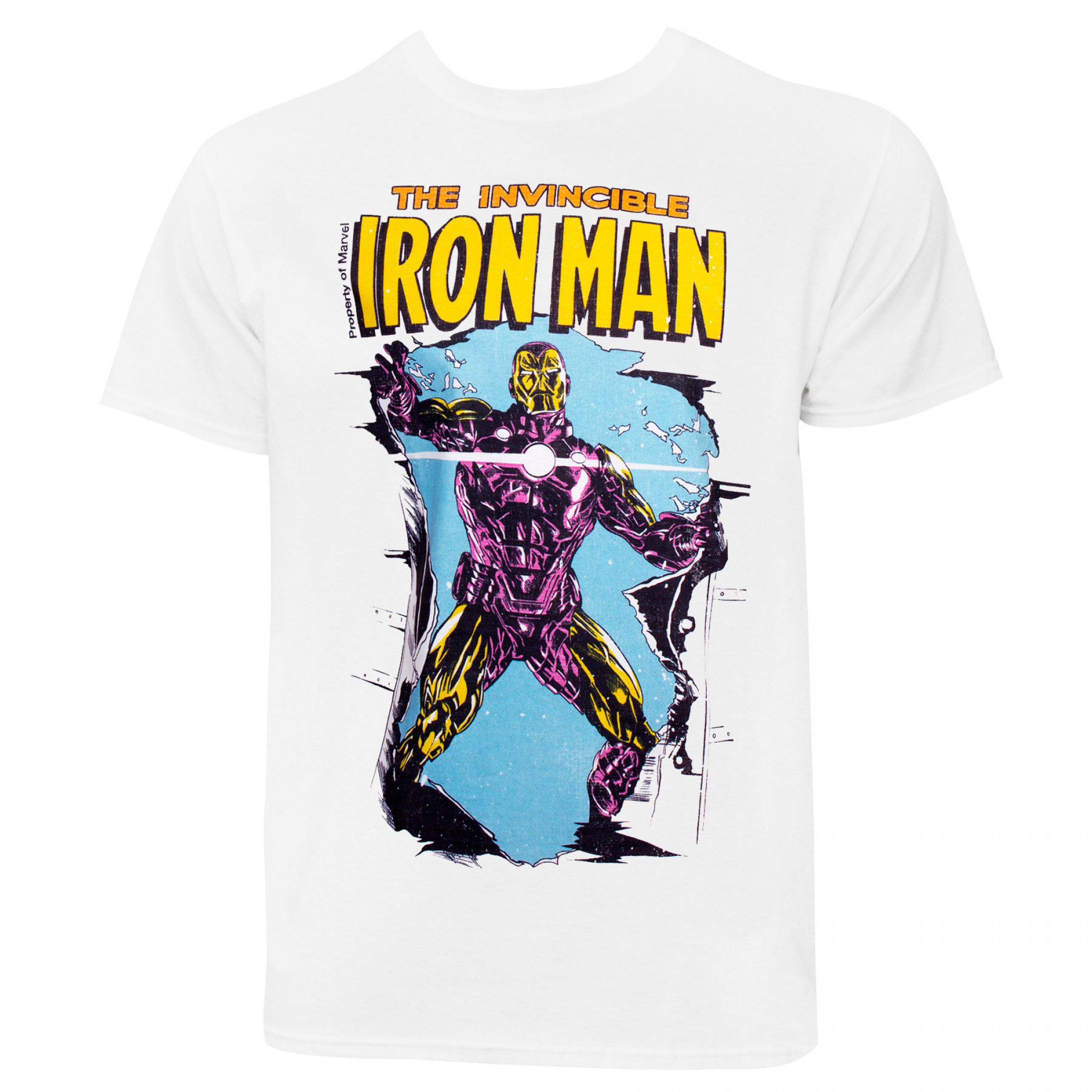 The Invincible Iron Man #600 Alex Ross Oversized Variant Cover T-Shirt, White