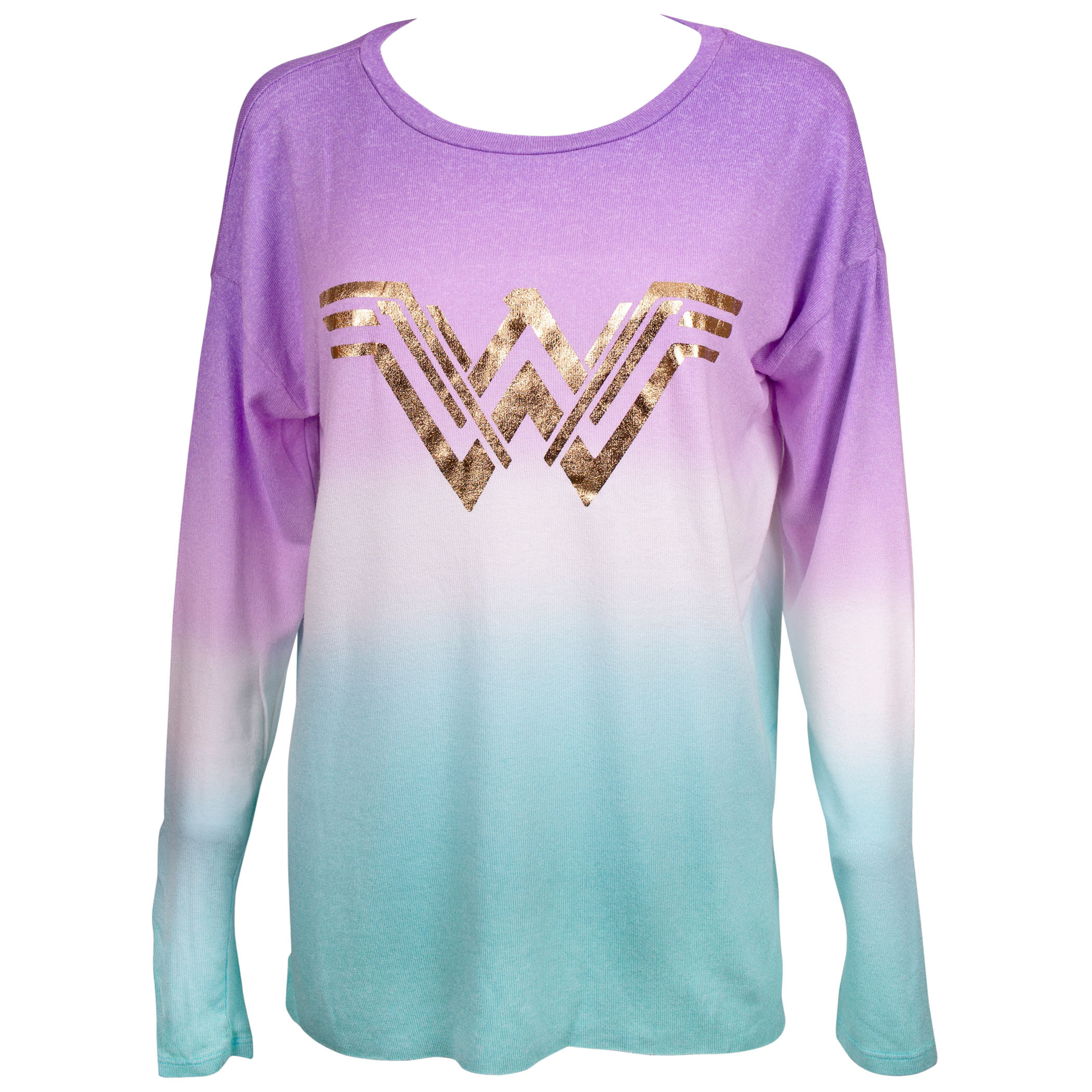 Wonder Woman Hacci Tunic Long Sleeve Shirt, Multi-Color