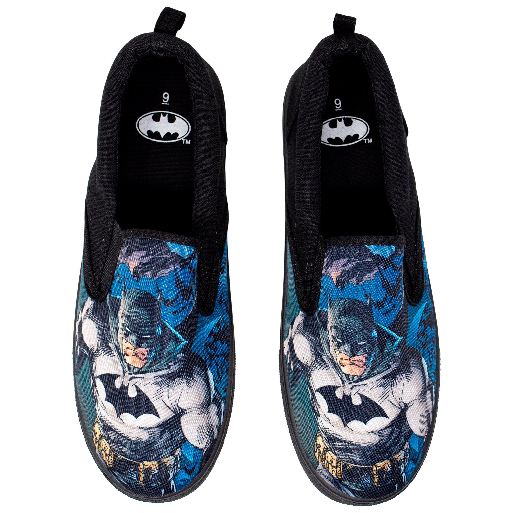 Batman Hush Comic Image Deck Shoes, Black