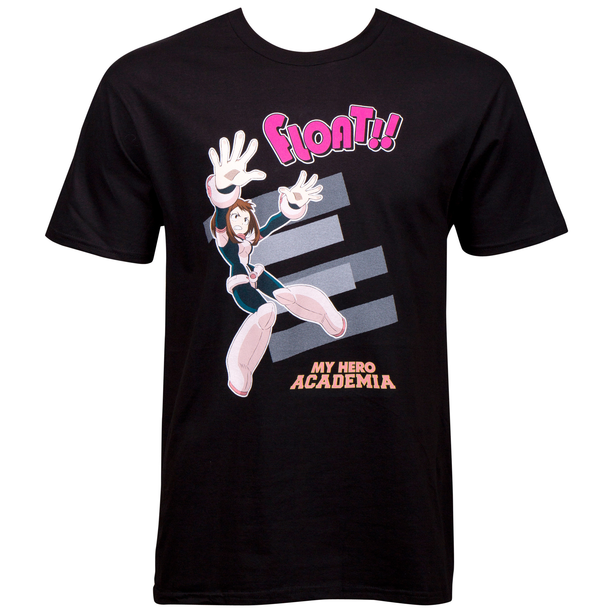 My Hero Academia Ochaco Float T-Shirt, Black