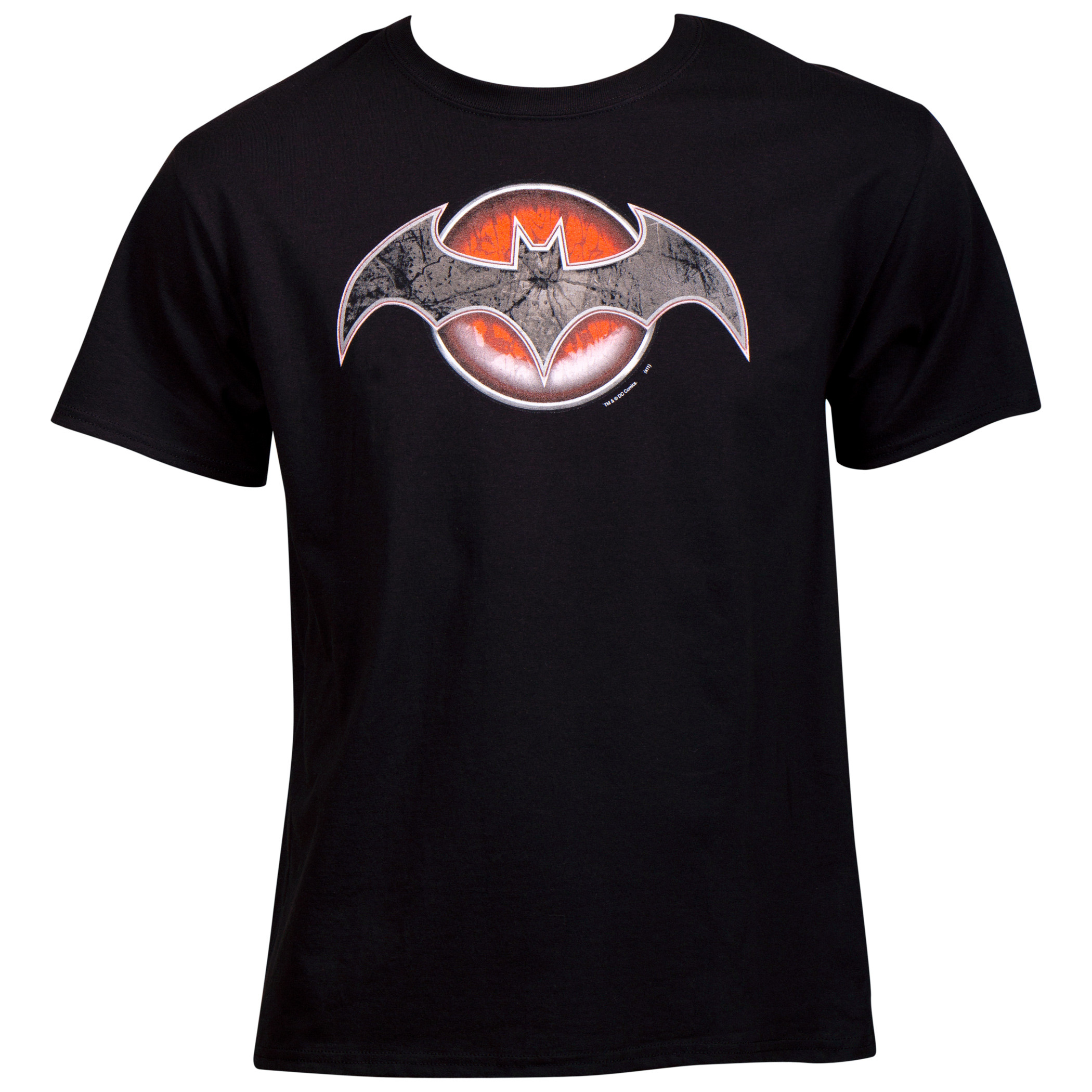 Flashpoint Comic Batman as Thomas Wayne Symbol T-Shirt, Black