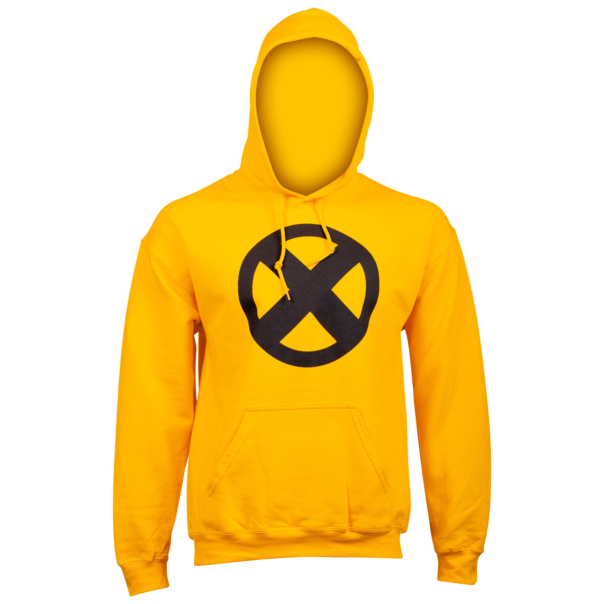 Marvel X-Men Symbol Logo Gold Hoodie, Gold