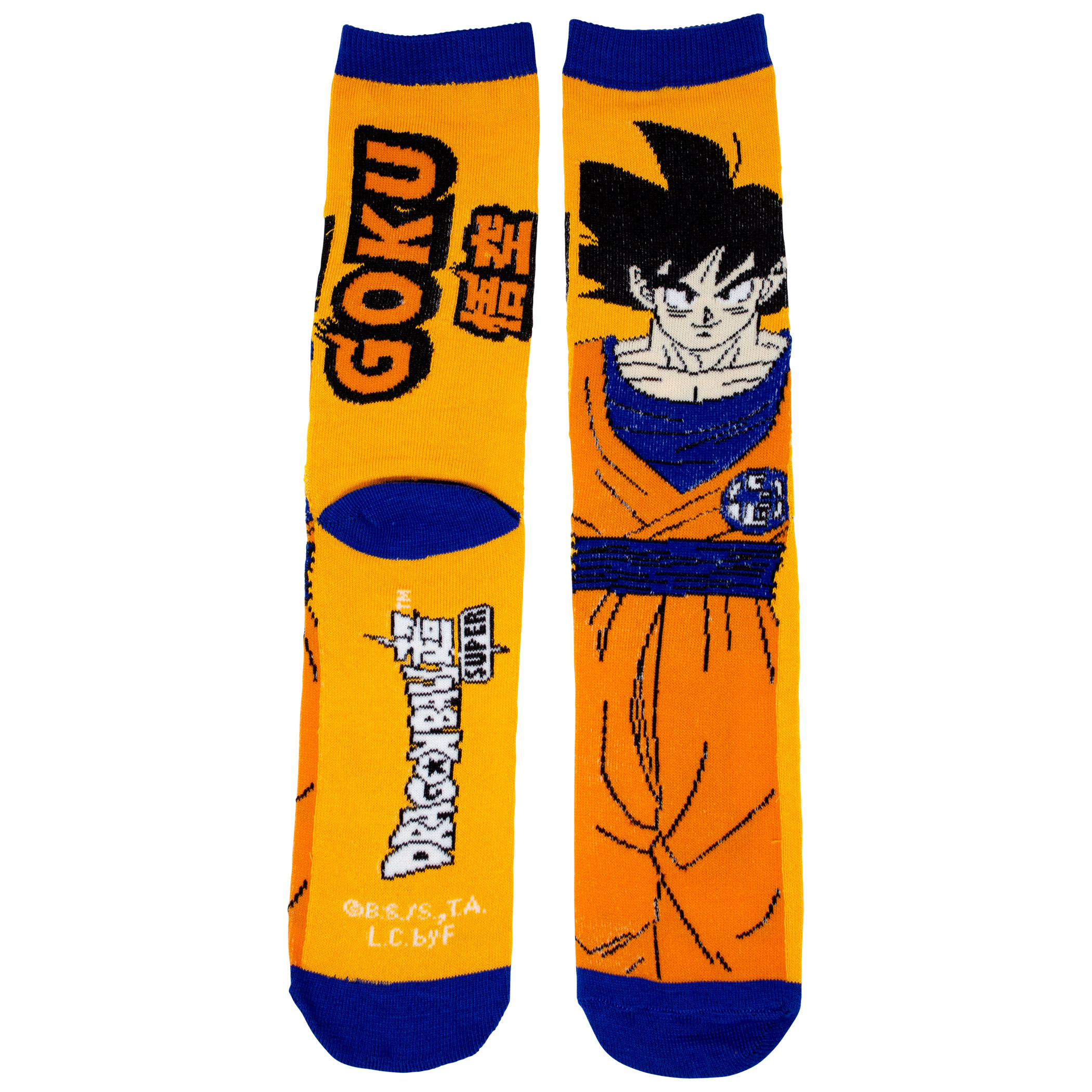 Dragon Ball Super Goku Crew Socks, Orange