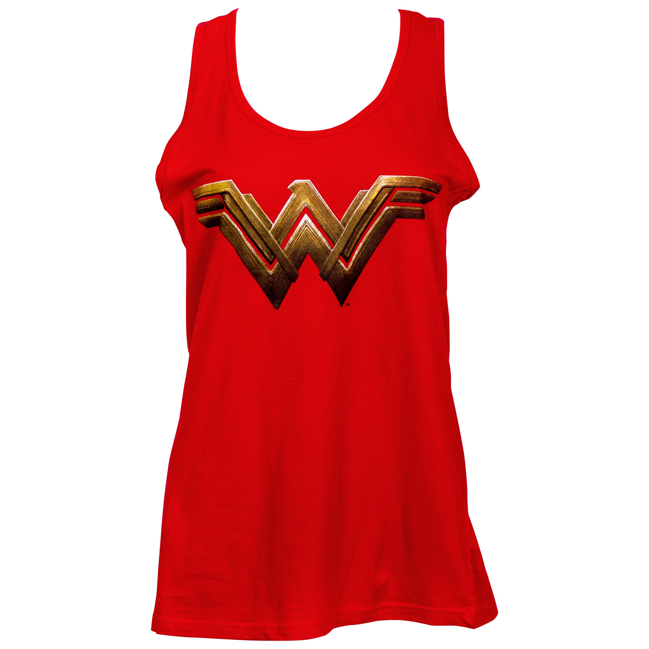 Wonder Woman Logo Women's Tank Top, Red