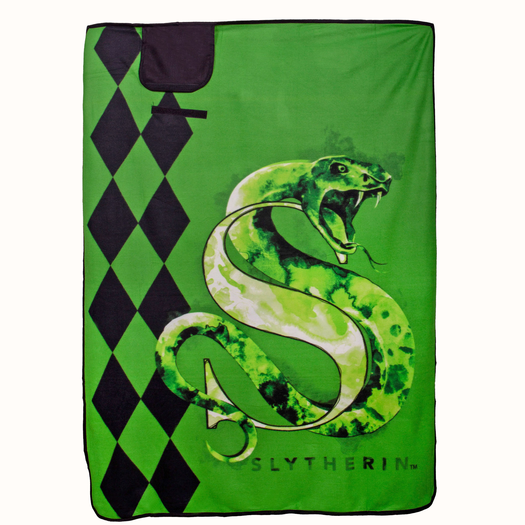 Harry Potter Slytherin 43' x 59' Travel Blanket, Green