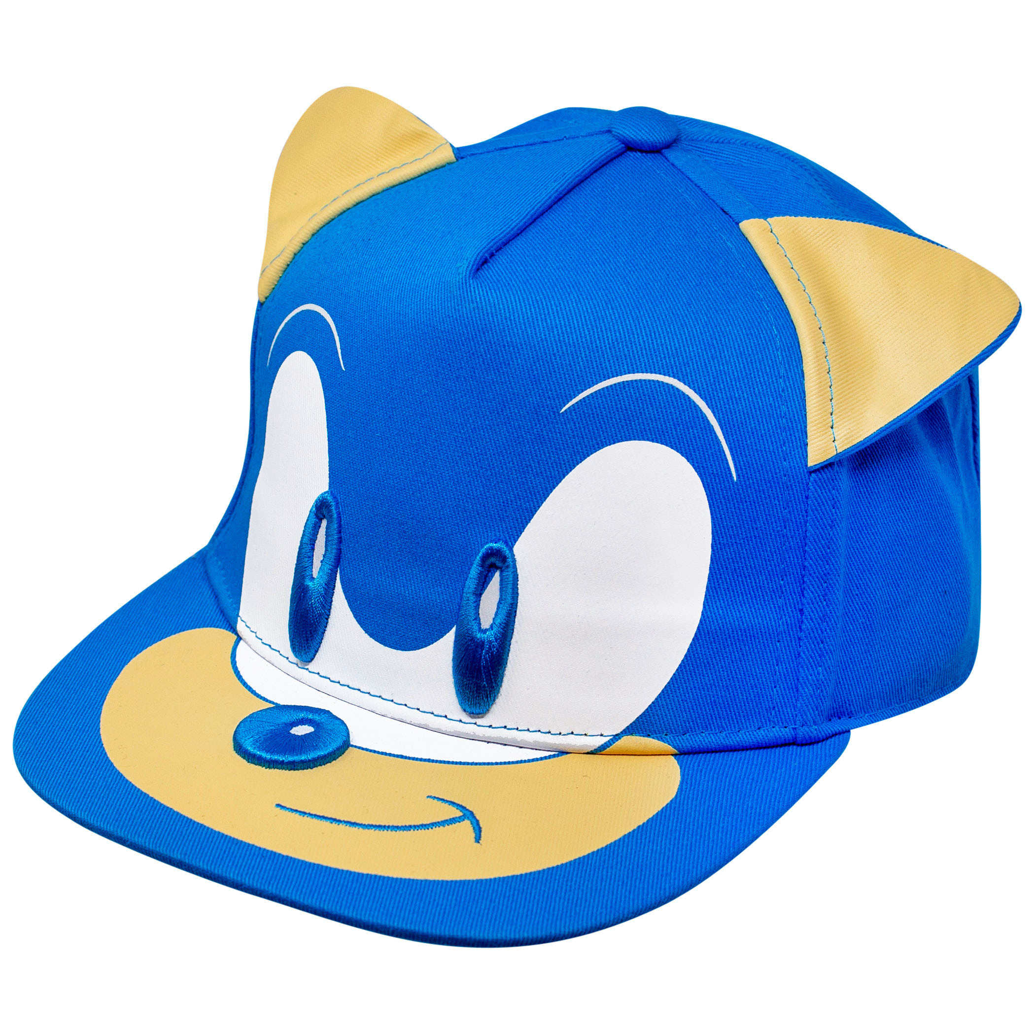 Sonic the Hedgehog Big Face Adjustable Kids Hat, Blue