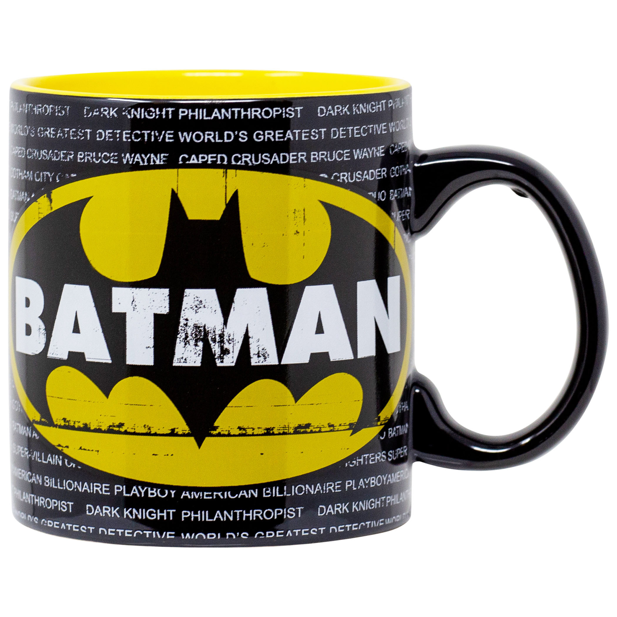 Batman Logo Jumbo 20 Ounce Mug, Black
